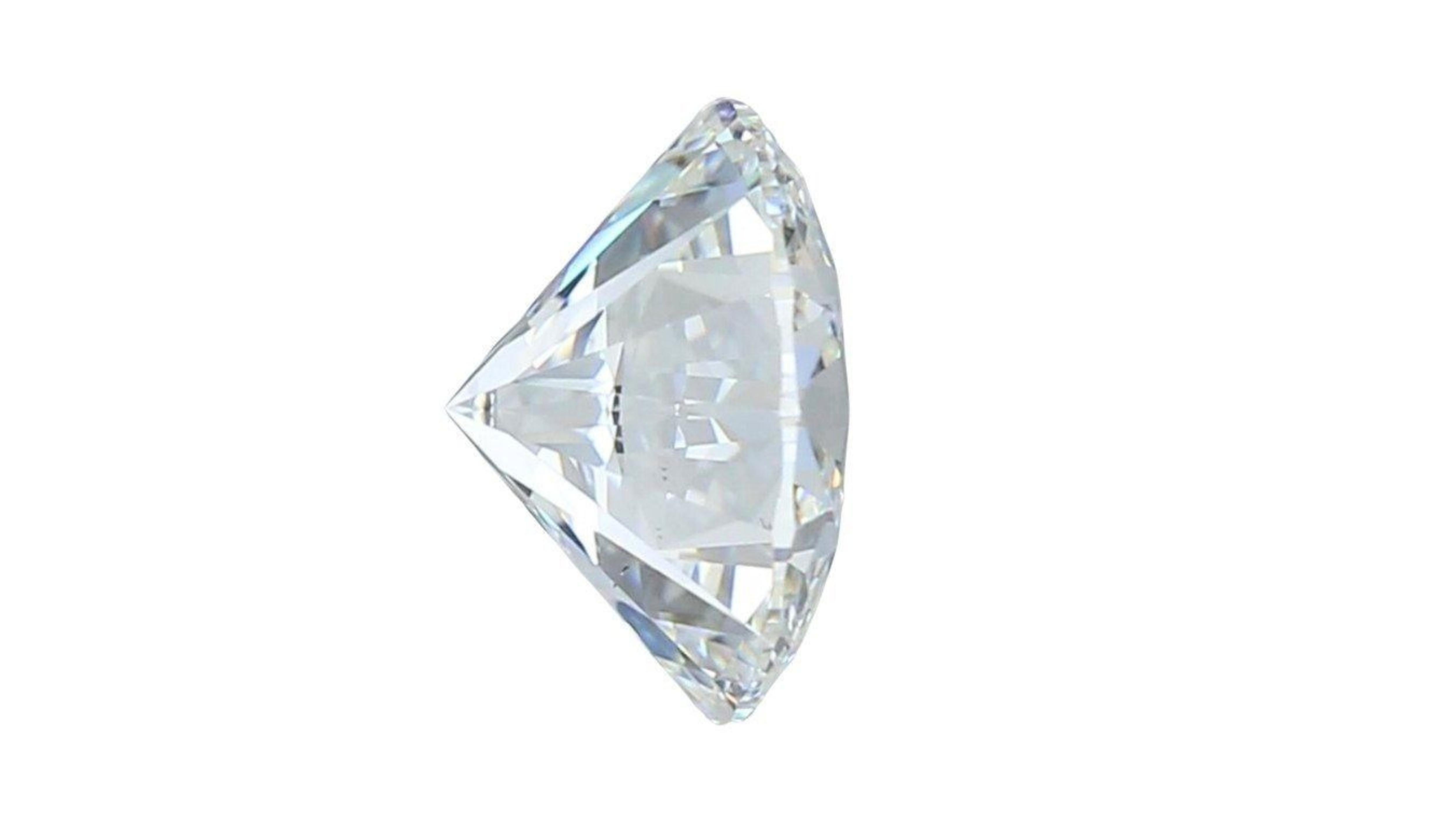 Women's 1pc. Dazzling 1.02 Carat Round Brilliant Natural Diamond  For Sale