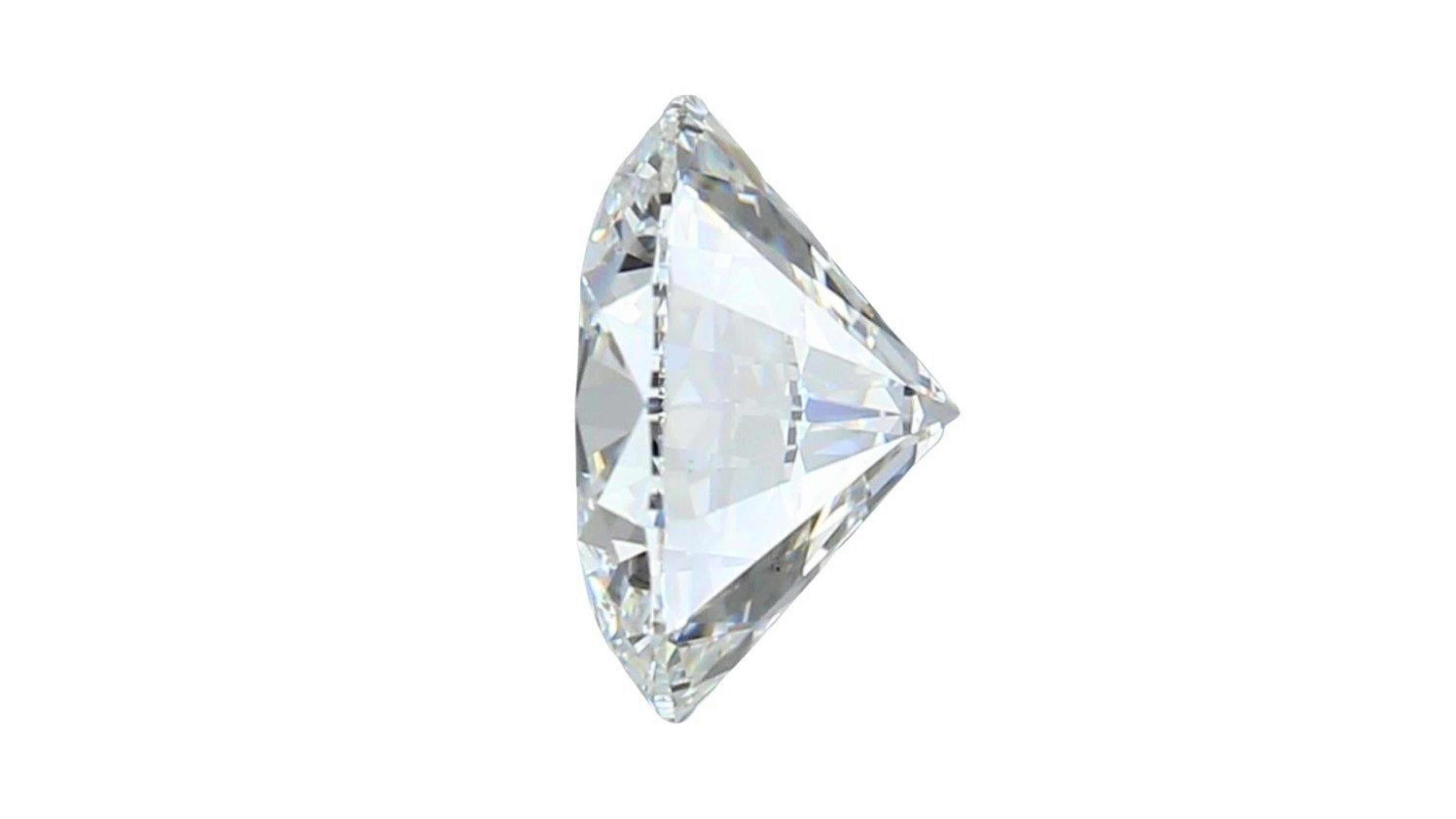 1pc. Dazzling 1.02 Carat Round Brilliant Natural Diamond  For Sale 1