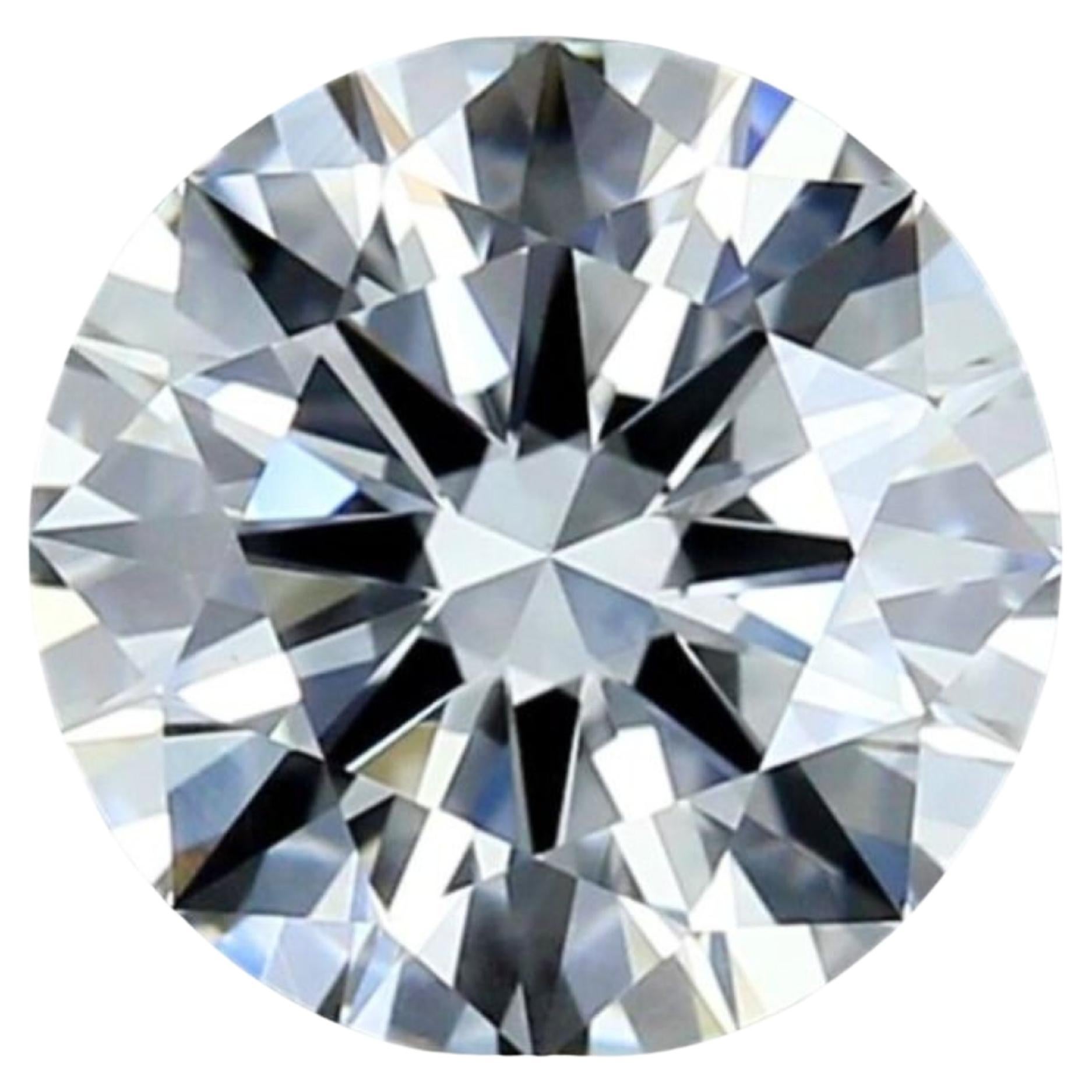 1Stk. Schillernder 1.02 Karat runder Brillant-Naturdiamant 