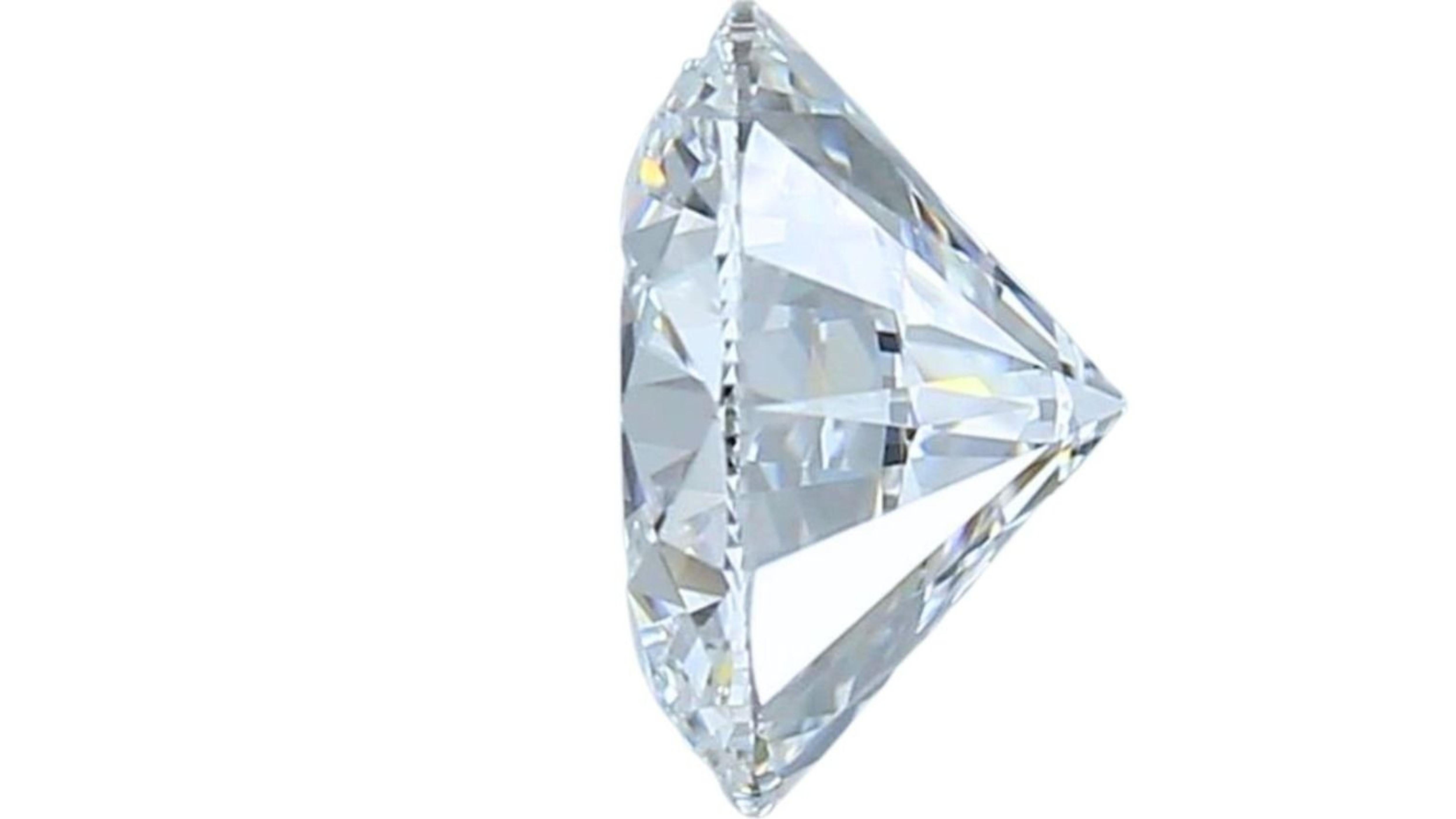 1pc. Éblouissants diamants naturels taille ronde brillants de 1,95 carat en vente 2