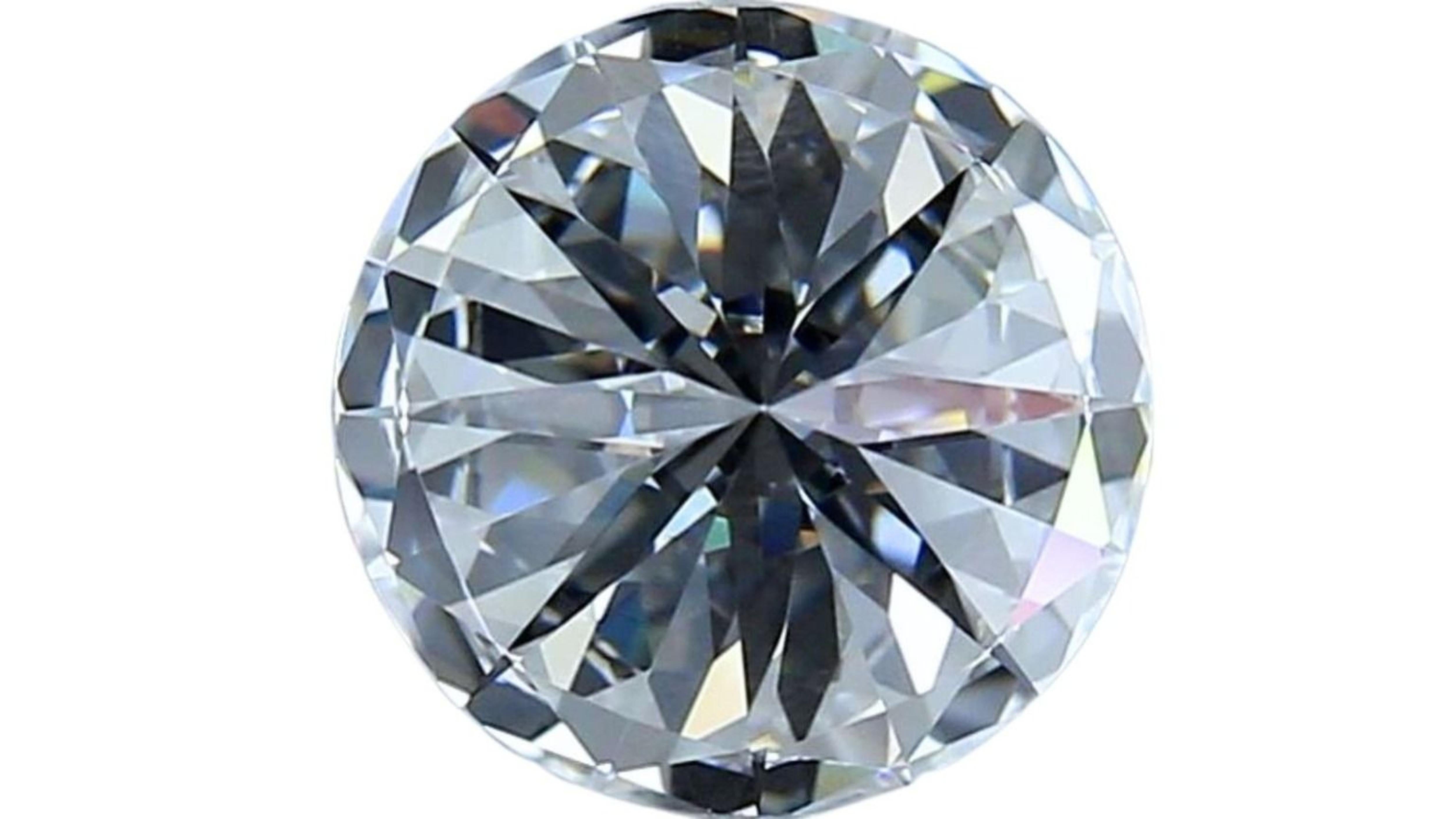 1pc. Éblouissants diamants naturels taille ronde brillants de 1,95 carat en vente 3