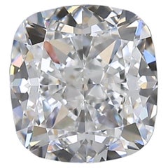 1pc Dazzling Natural cut Cushion diamond in a 1 carat