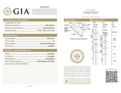 1pc Dazzling Natural cut Round diamond in a .82 carat