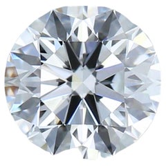 1pc Dazzling Natural cut Round diamond in a .82 carat