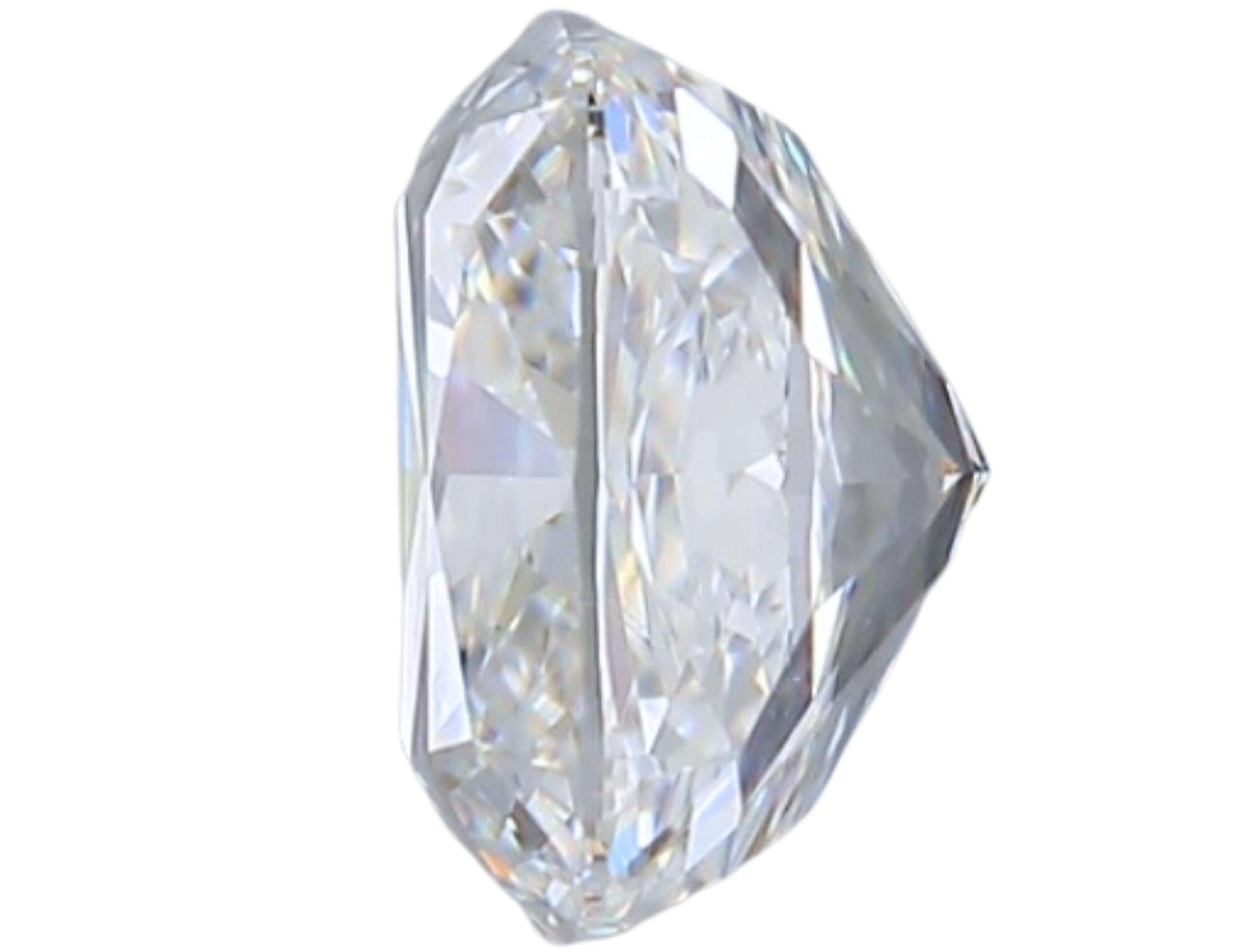 1pc Glamorous Natural cut Cushion diamond in a 1.15 carat In New Condition For Sale In רמת גן, IL