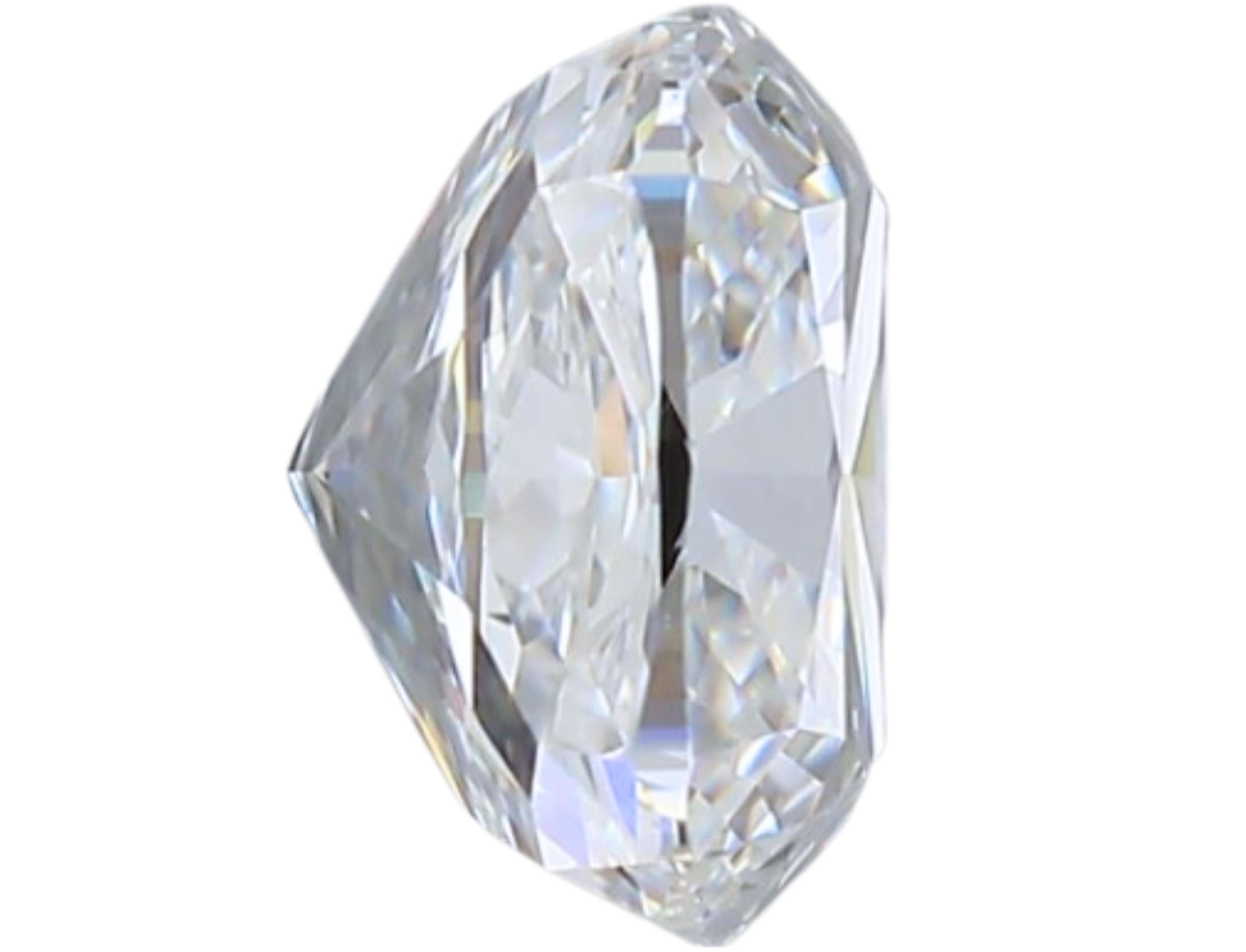 1pc Glamorous Natural cut Cushion diamond in a 1.15 carat For Sale 4