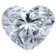 Used 1pc Gliterring 1.01 Heart Brilliant Cut Natural Diamond