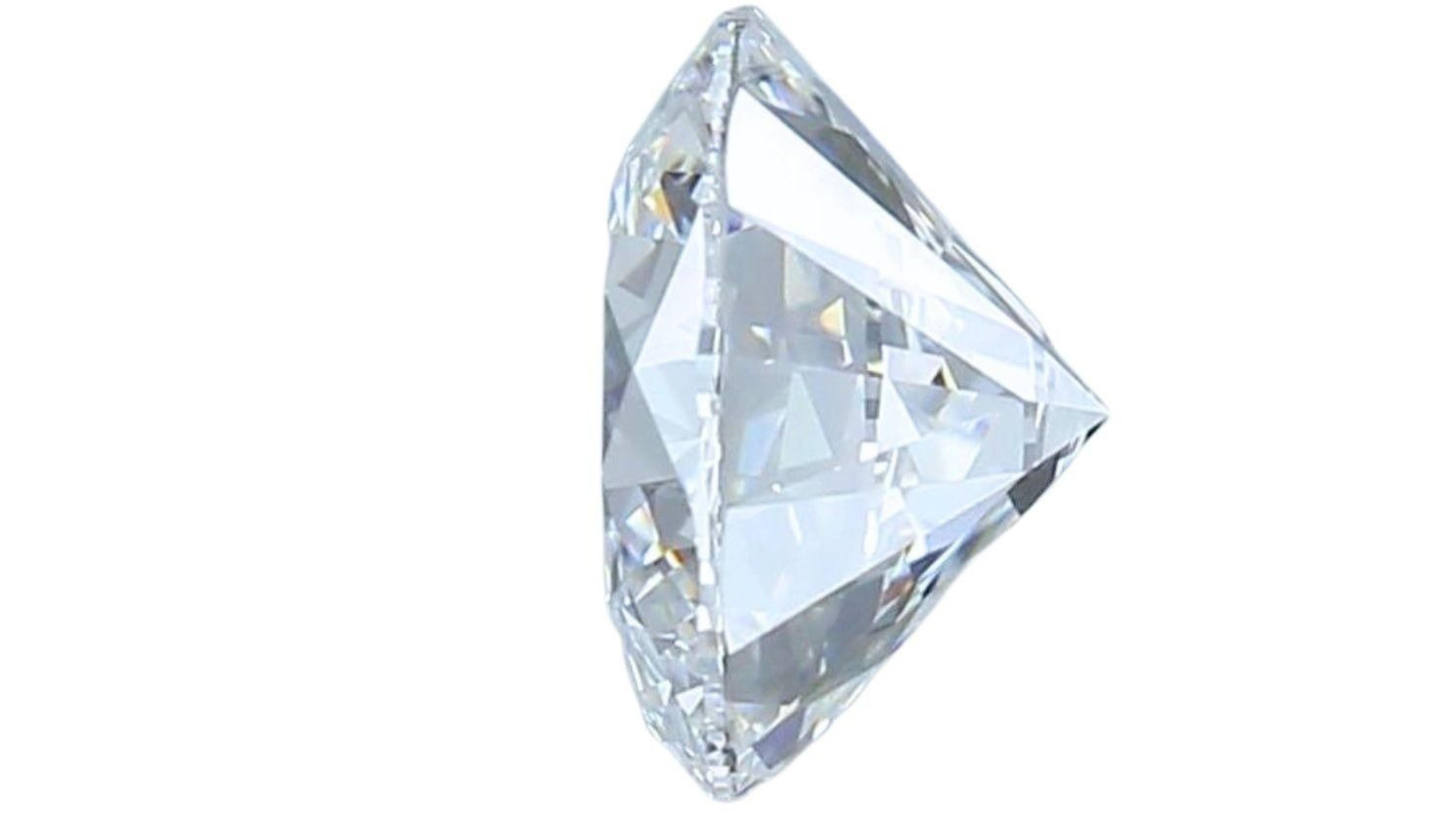 1pc. Glittering 2.08 Carat Round Brilliant Cut Natural Diamonds In New Condition For Sale In רמת גן, IL