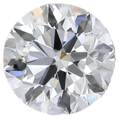 1 Stück Glitzernder runder Diamant im natürlichen Schliff in einem 1,20 Karat