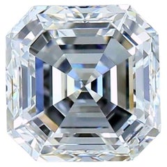 1pc Glittering Square Emerald Cut Diamond in 1.28 Carat