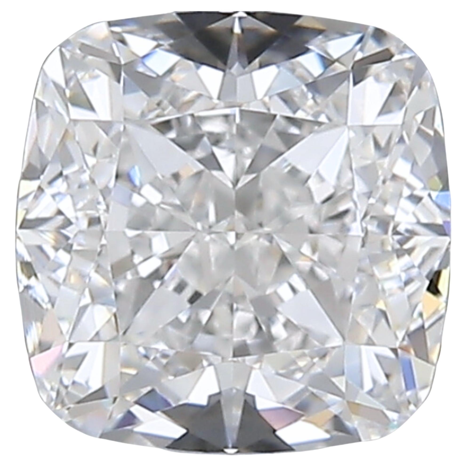 1pc Pretty Natural cut Cushion diamond in a 1.50 carat  For Sale