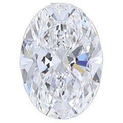 1pc Joli diamant ovale de taille naturelle de 1,02 carat