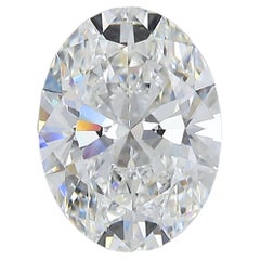 1 Stück hübscher ovaler Diamant im natürlichen Schliff in einem 1,73 Karat