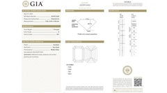 1pc Sparkling 1.70 Emerald Cut Natural Diamond