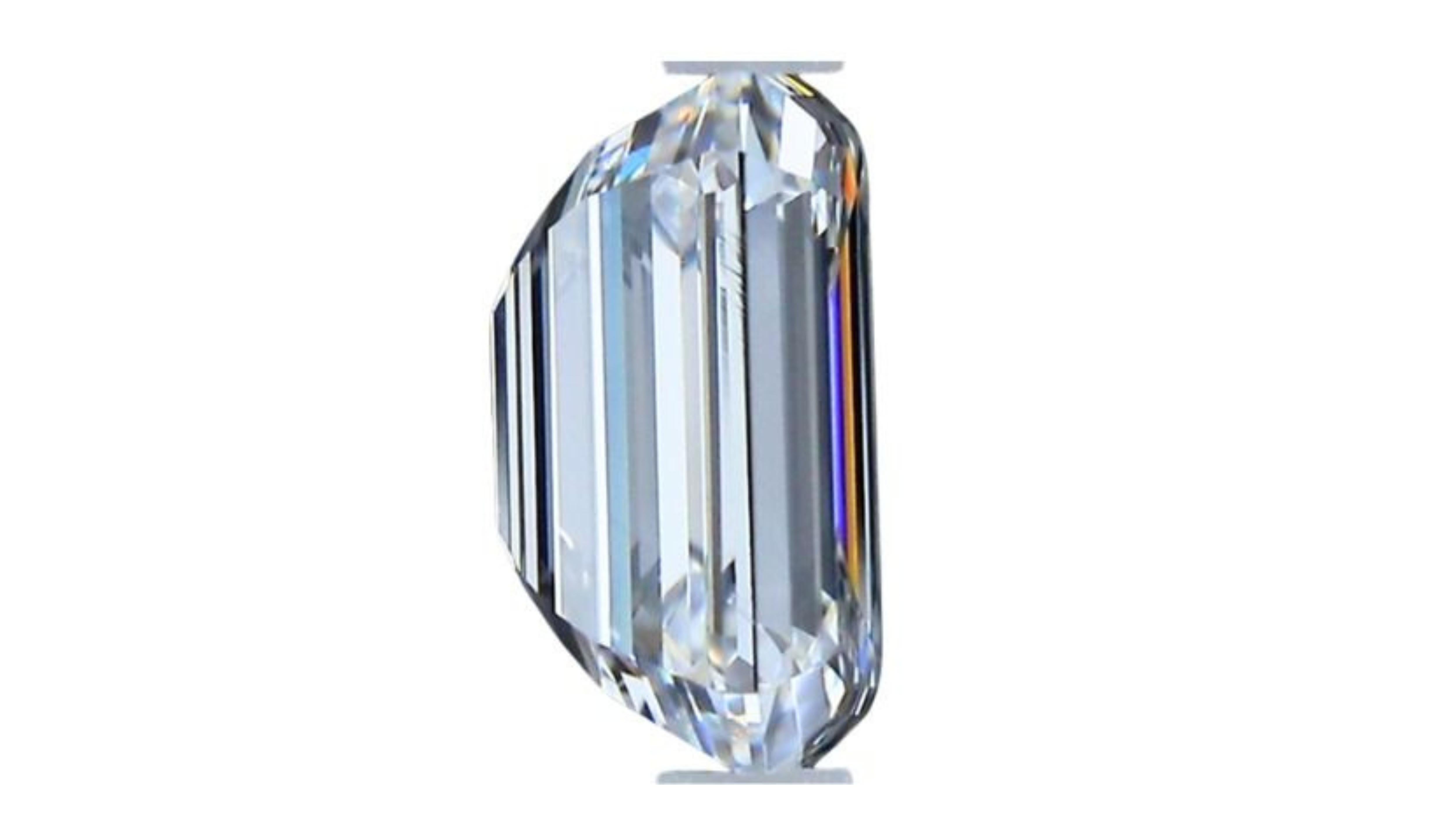 1pc Sparkling 1.70 Emerald Cut Natural Diamond For Sale 2