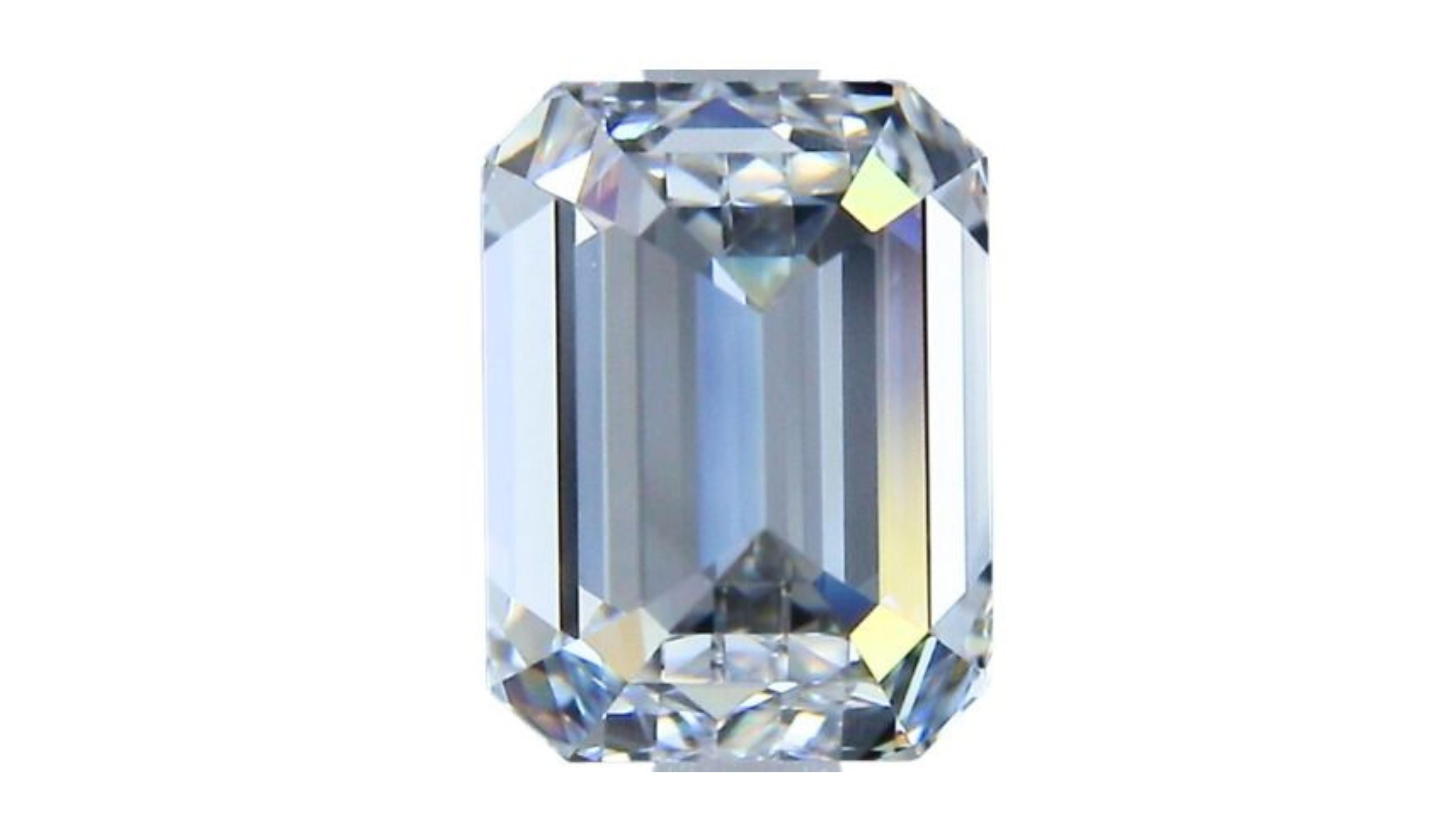 1pc Sparkling 1.70 Emerald Cut Natural Diamond For Sale 4