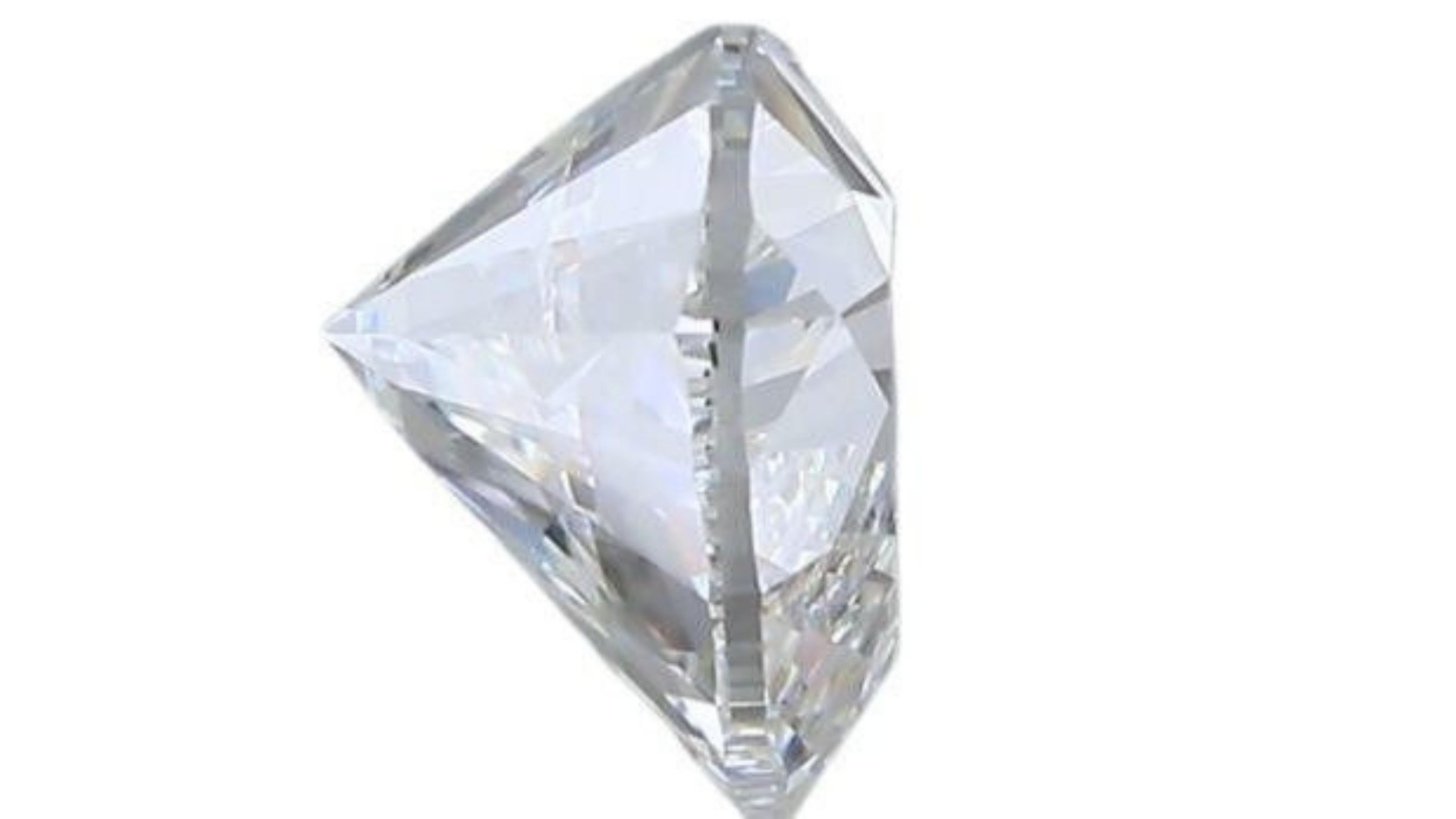 1pc Sparkling 1ct. Heart Brilliant Natural Diamond  For Sale 2
