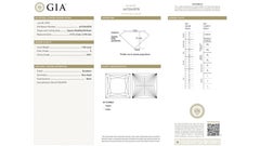 1pc Sparkling 1ct Square Modified Brilliant Cut Natural Diamond
