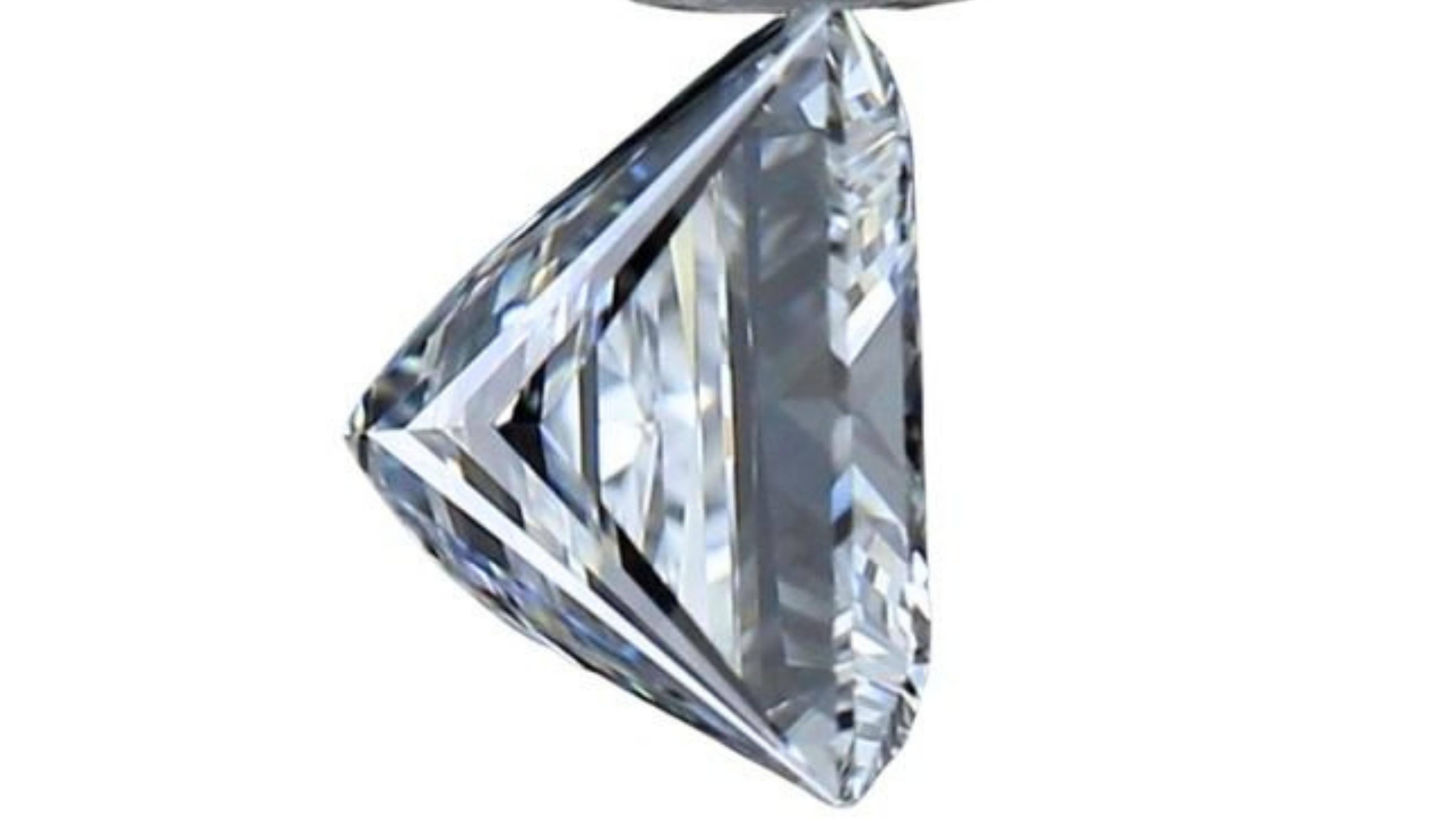 1pc Sparkling 1ct Square Modified Brilliant Cut Natural Diamond For Sale 2