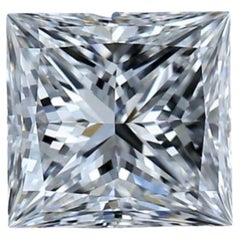 1pc Sparkling 1ct Square Modified Brilliant Cut Natural Diamond