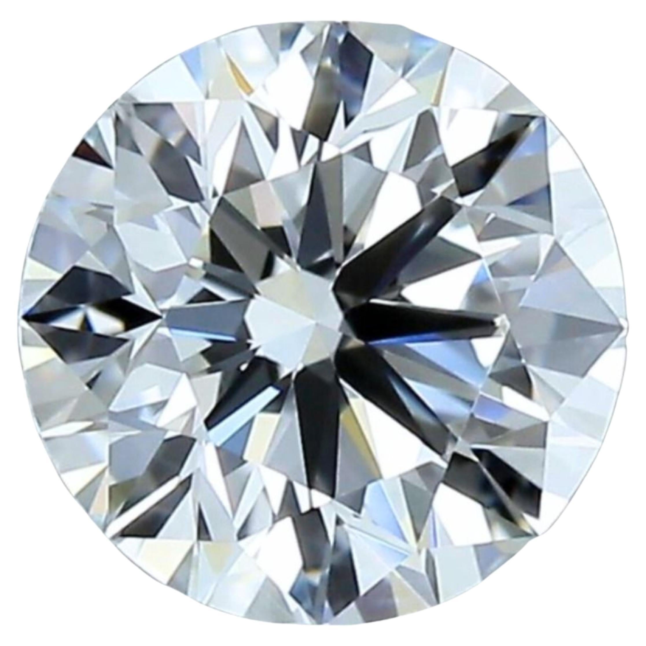 1pc Sparkling 2 Carat Round Brilliant Natural Diamond  For Sale