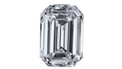 1pc étincelante diamant naturel taille émeraude de 3,01 carats