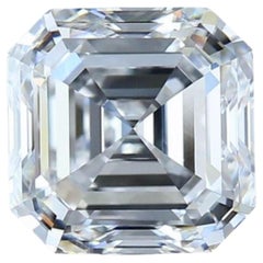 Used 1pc Sparkling 3.03 Square Emerald Cut Natural Diamond
