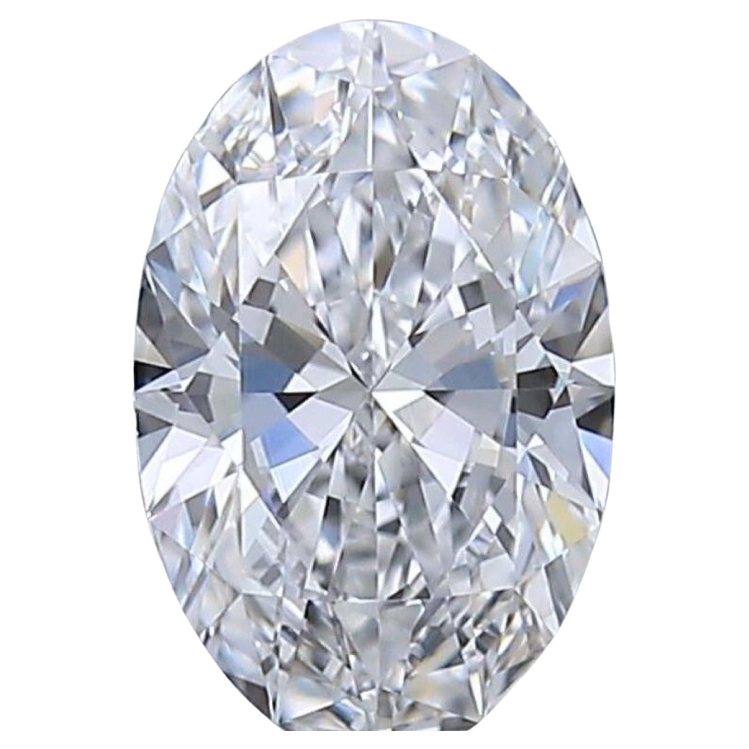 1Stk. Sparkling .70 Ovaler natürlicher Diamant im Brillantschliff