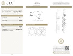 1pc Sparkling Natural cut Cushion diamond in a 2.05 carat