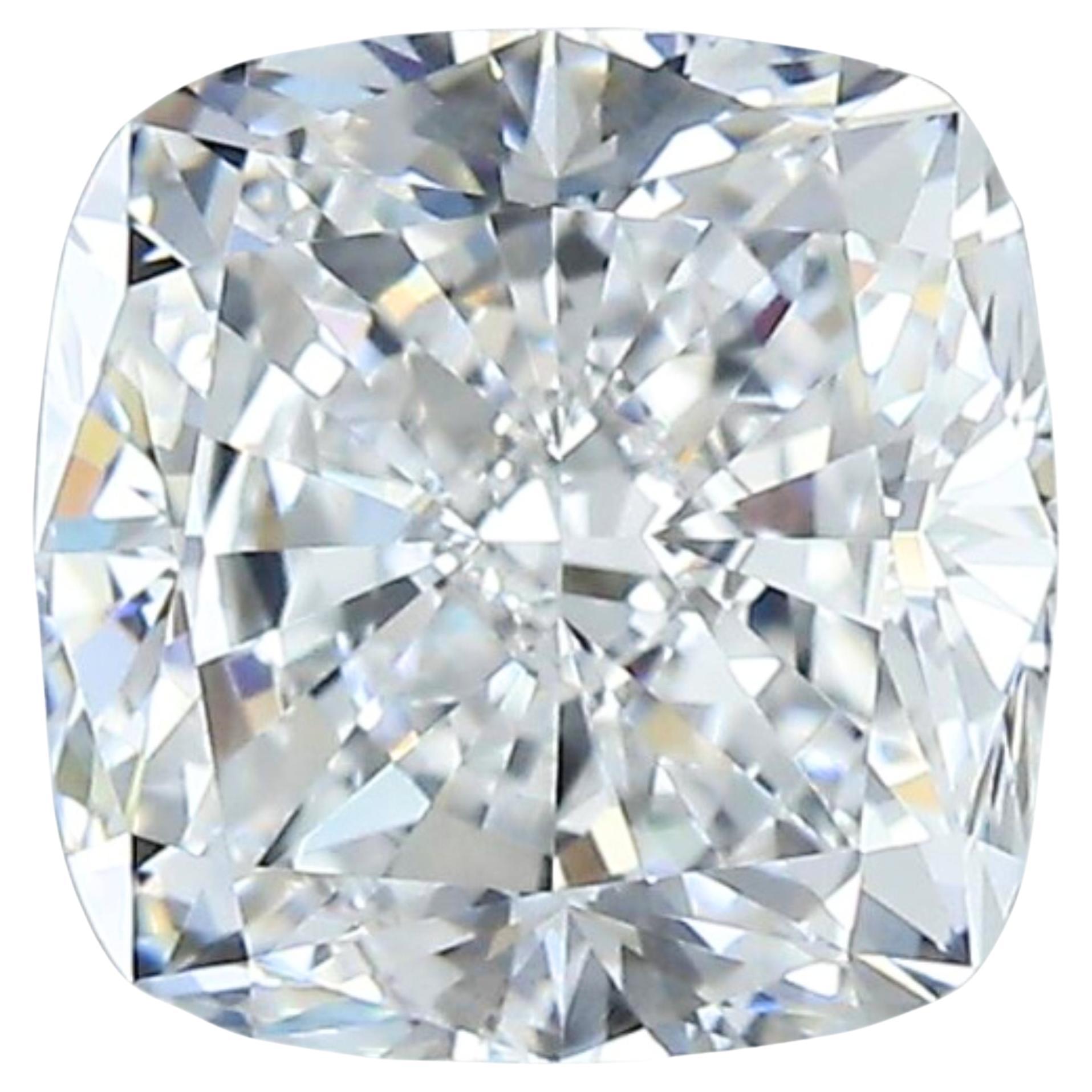 1pc Sparkling Natural cut Cushion diamond in a 2.05 carat