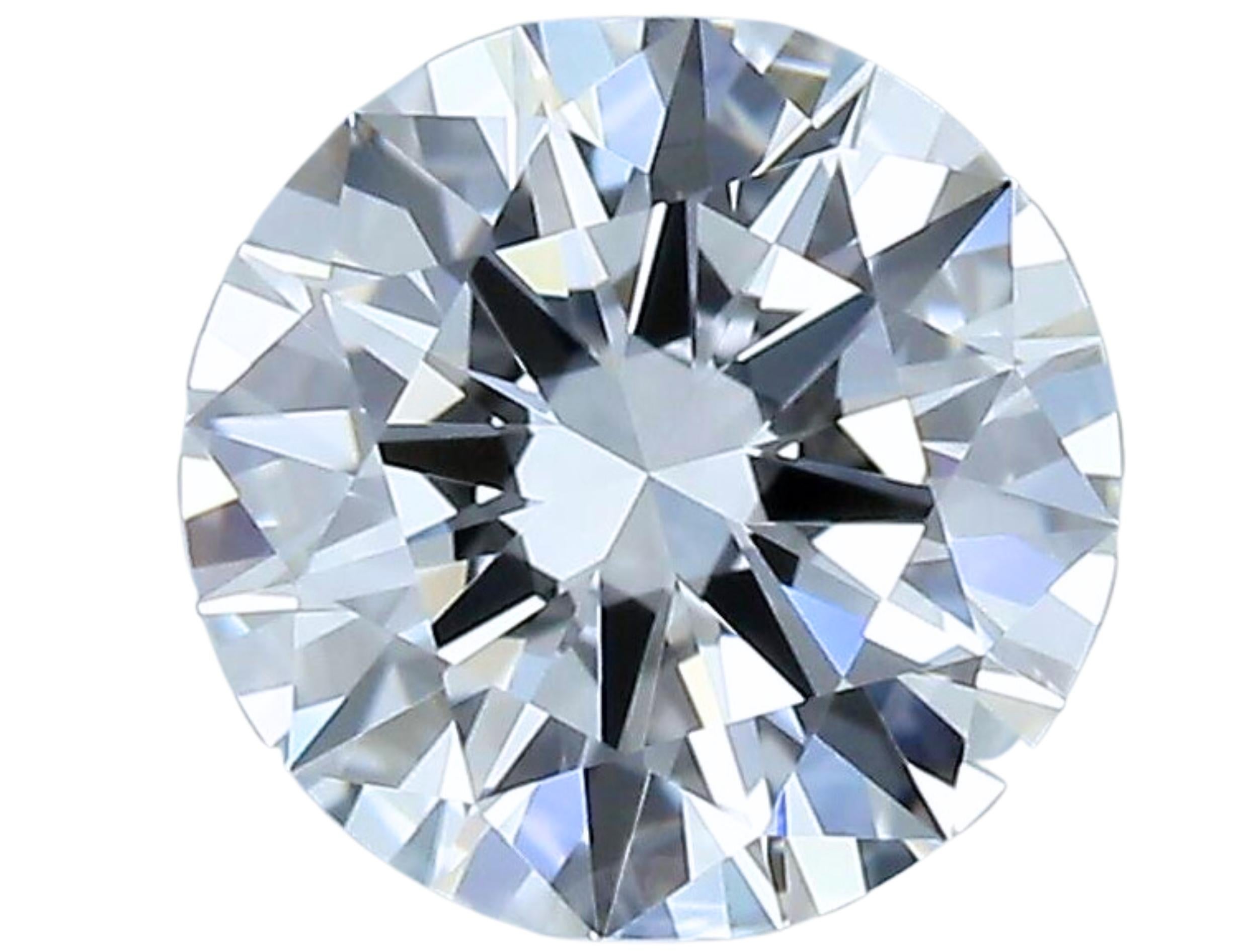 1 pieza Diamante redondo talla natural brillante de 1,01 quilates Corte redondo en venta