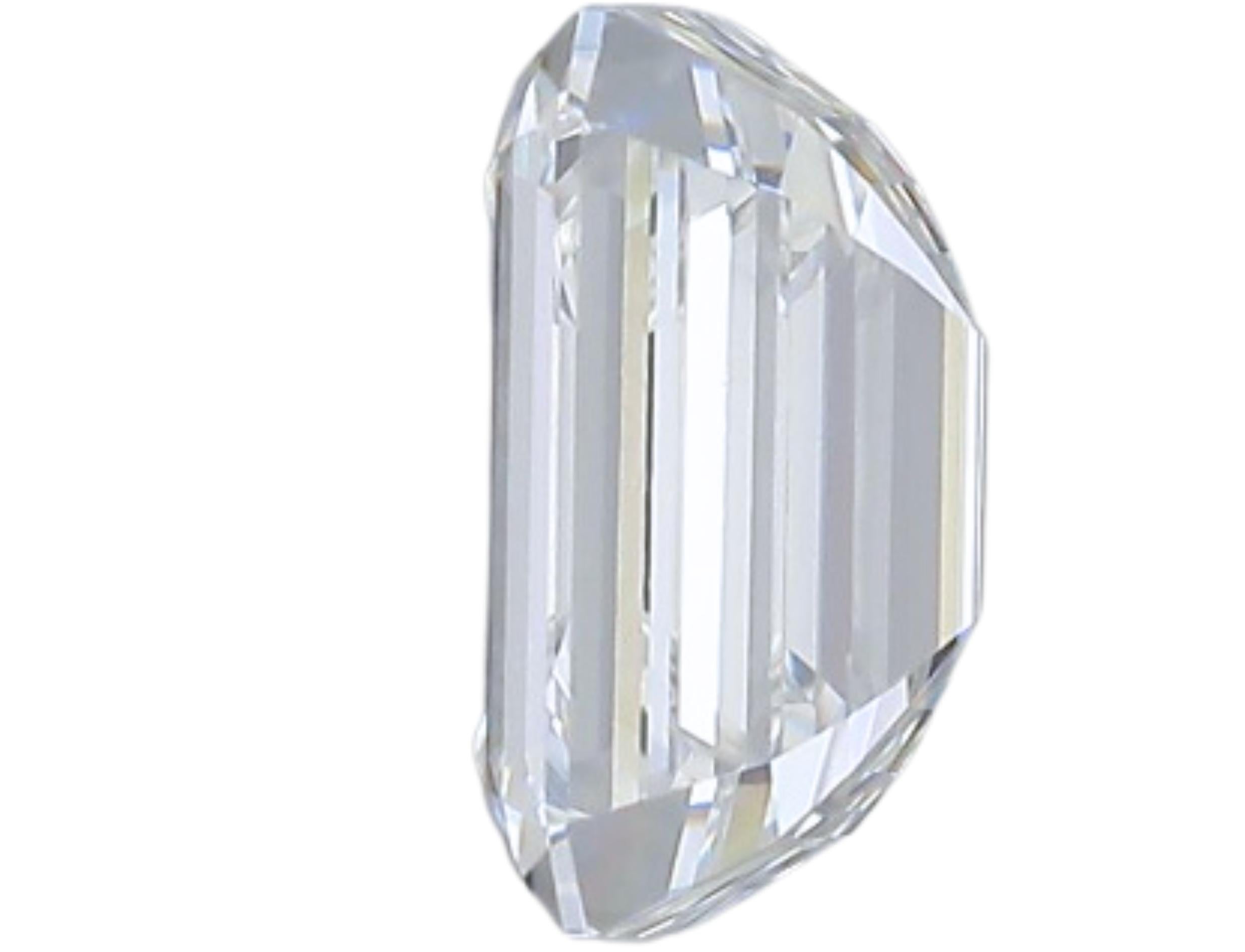 1 pce Diamant émeraude de taille naturelle de 1,03 carat Pour femmes en vente