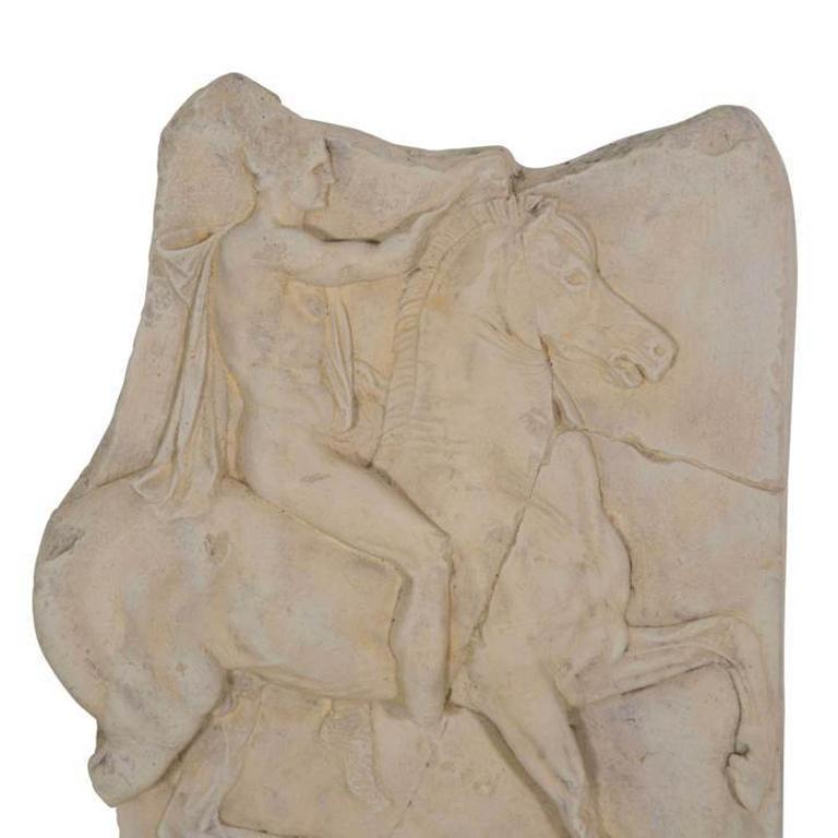 1st century BC Greek relief cast.

Cast from the original currently on permanent display at the Metropolitan Museum of Art in New York. Acquired by them in 1907. We believe that the one on display has now been restored, so this is an accurate