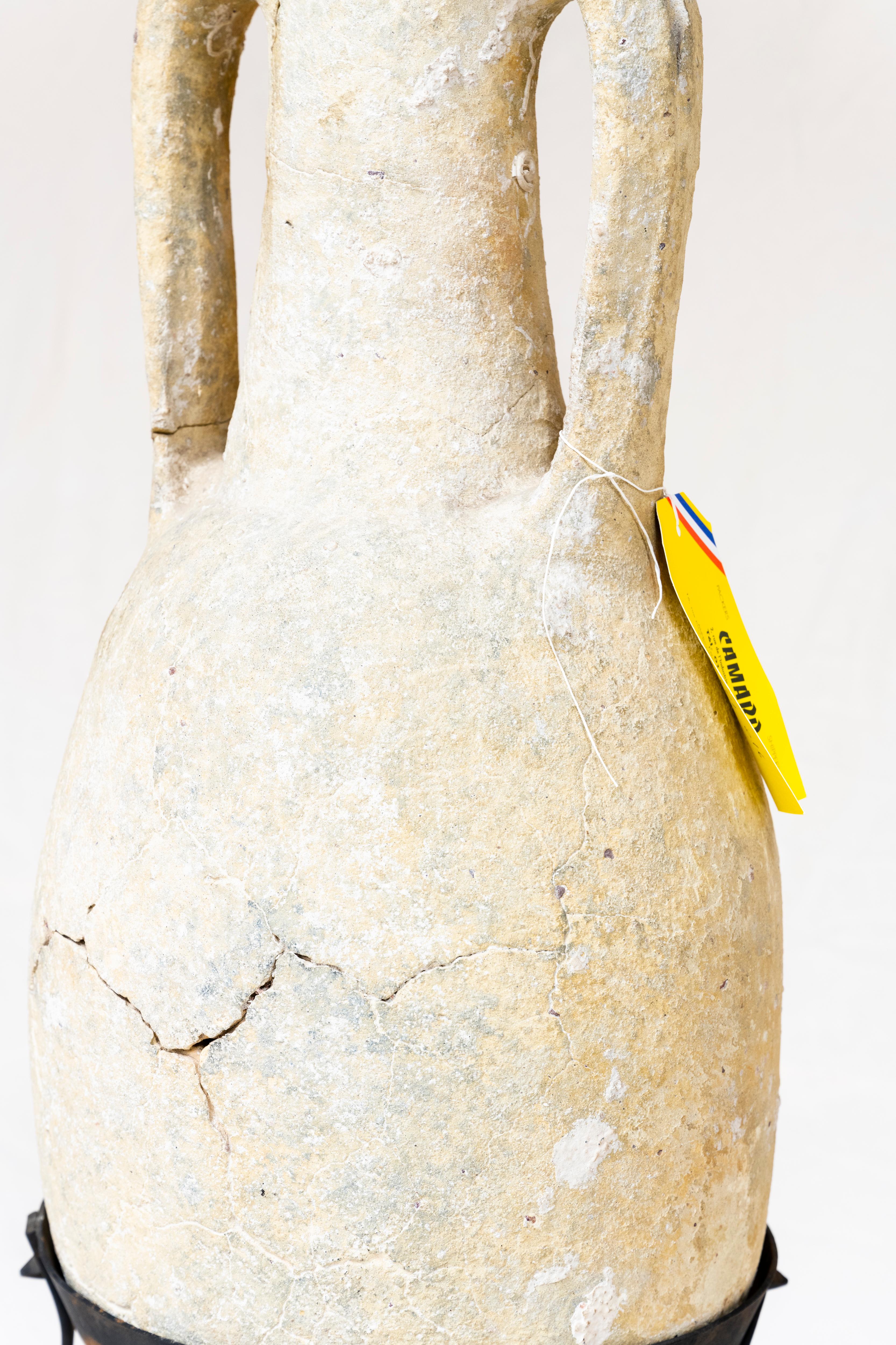 1st Century Roman Amphora In Distressed Condition In Ross, CA