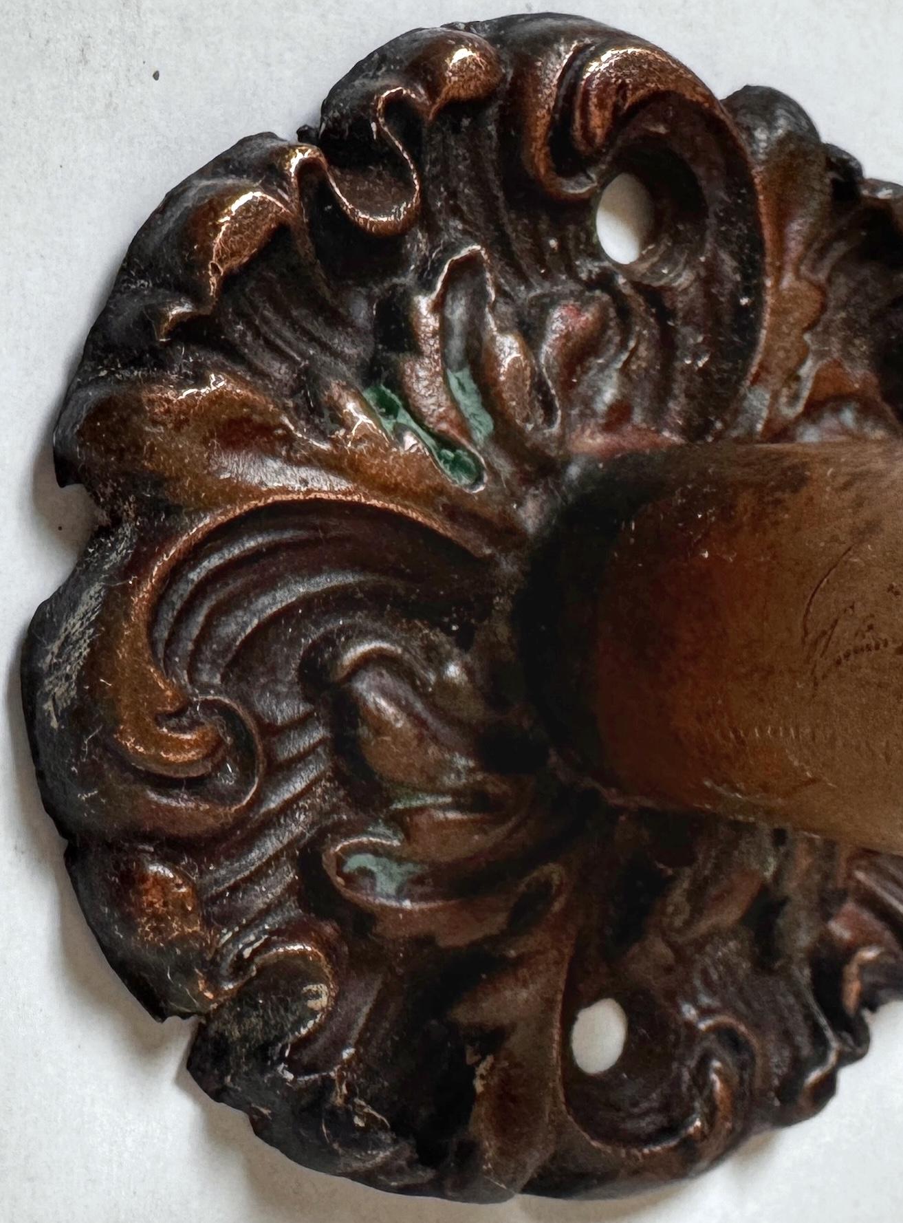 Porte-manteau/chapeau en laiton Trident pour navire, train ou salon de 1ère classe, Circa 1890 en vente 2
