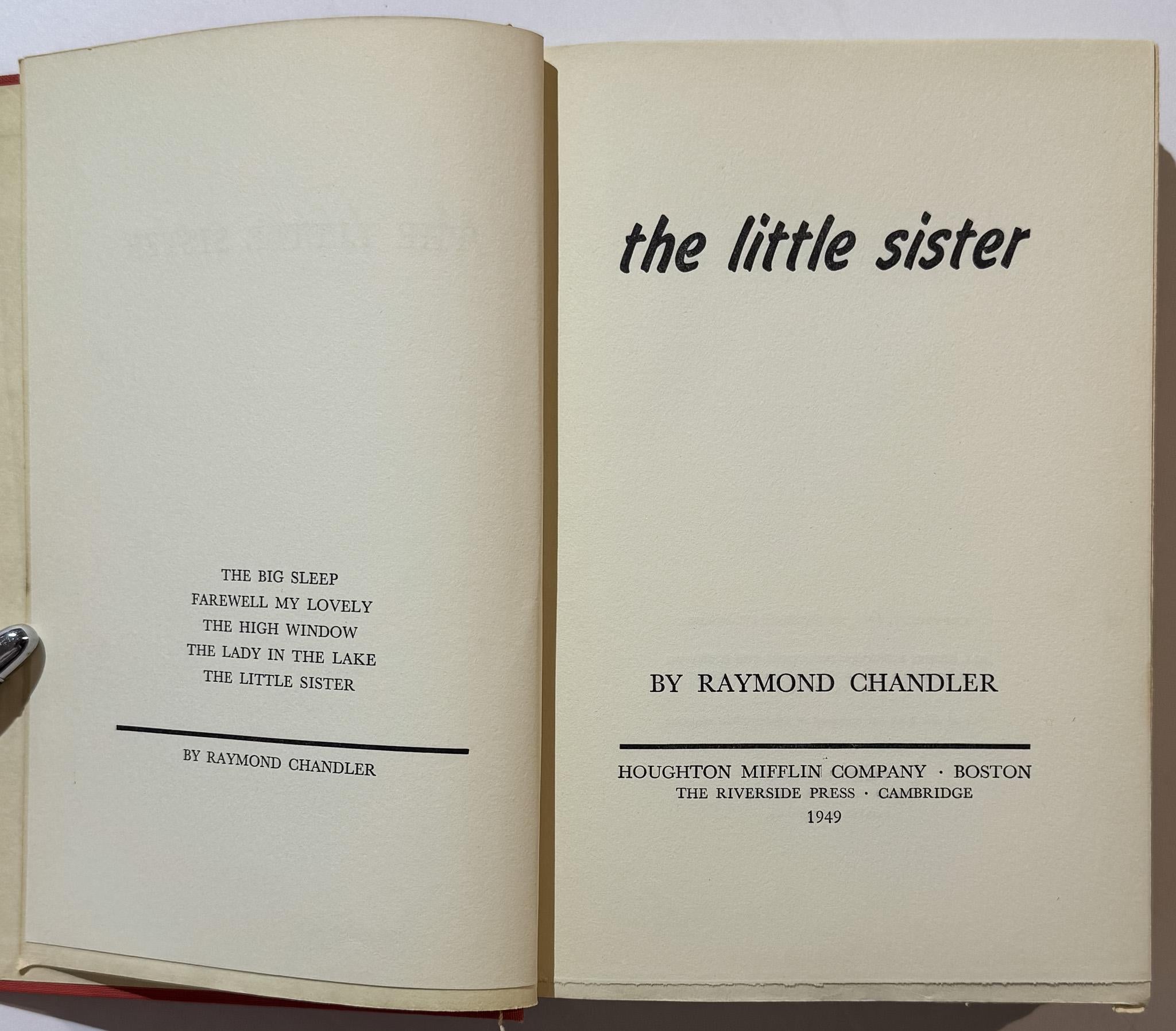 American [1st ed] The Little Sister by Raymond Chandler For Sale