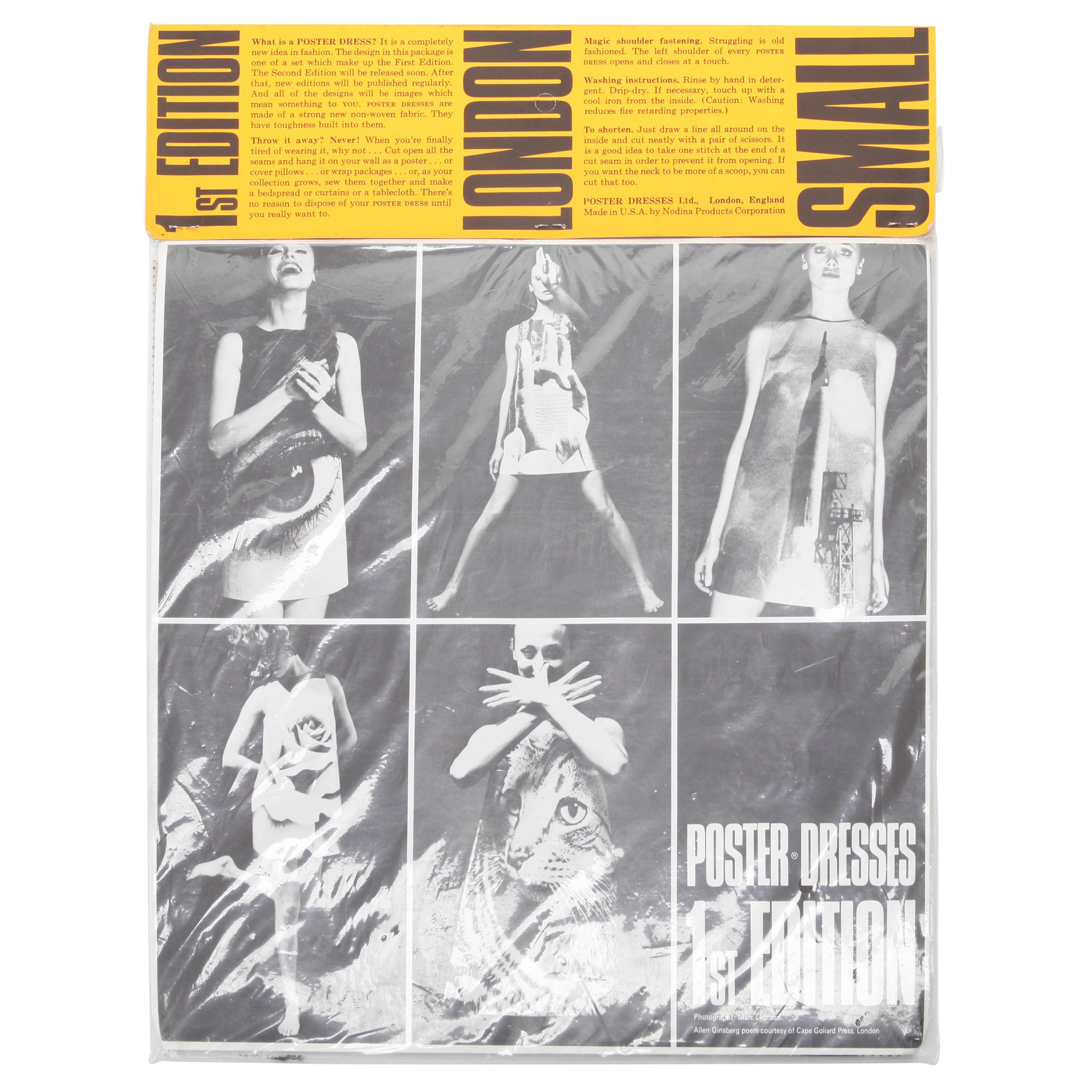 1st Edition 1968 Harry Gordon Poster Dress Original Packaging Museum