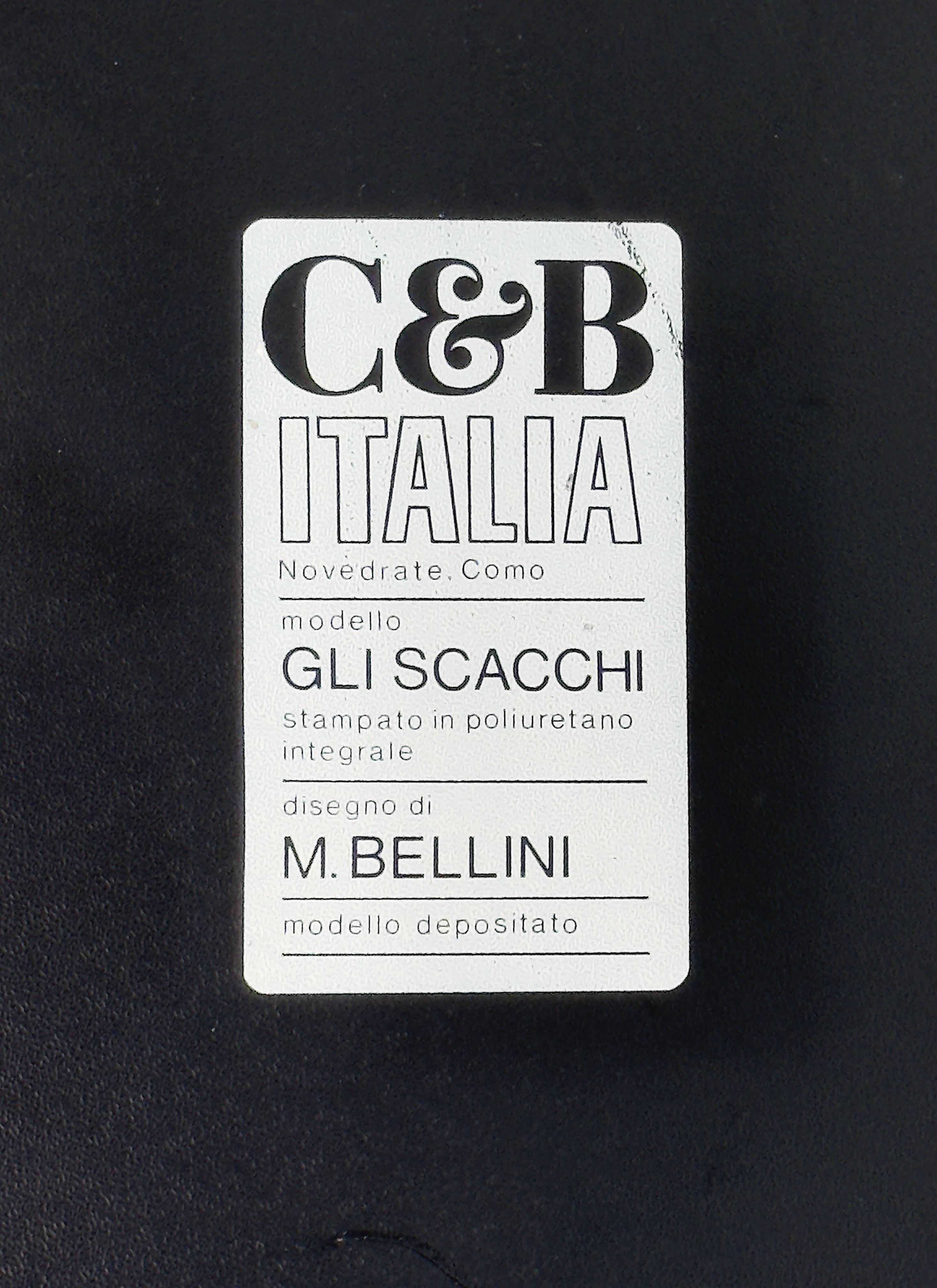 Italian 1st Edition C&B, Italy 1971 — Single Module from the “Gli Scacchi” Series Design For Sale