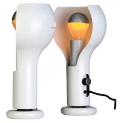 1st edition Flash Table Lamps, Model 2207, by Joe Colombo for O-Luce, Italy 1968