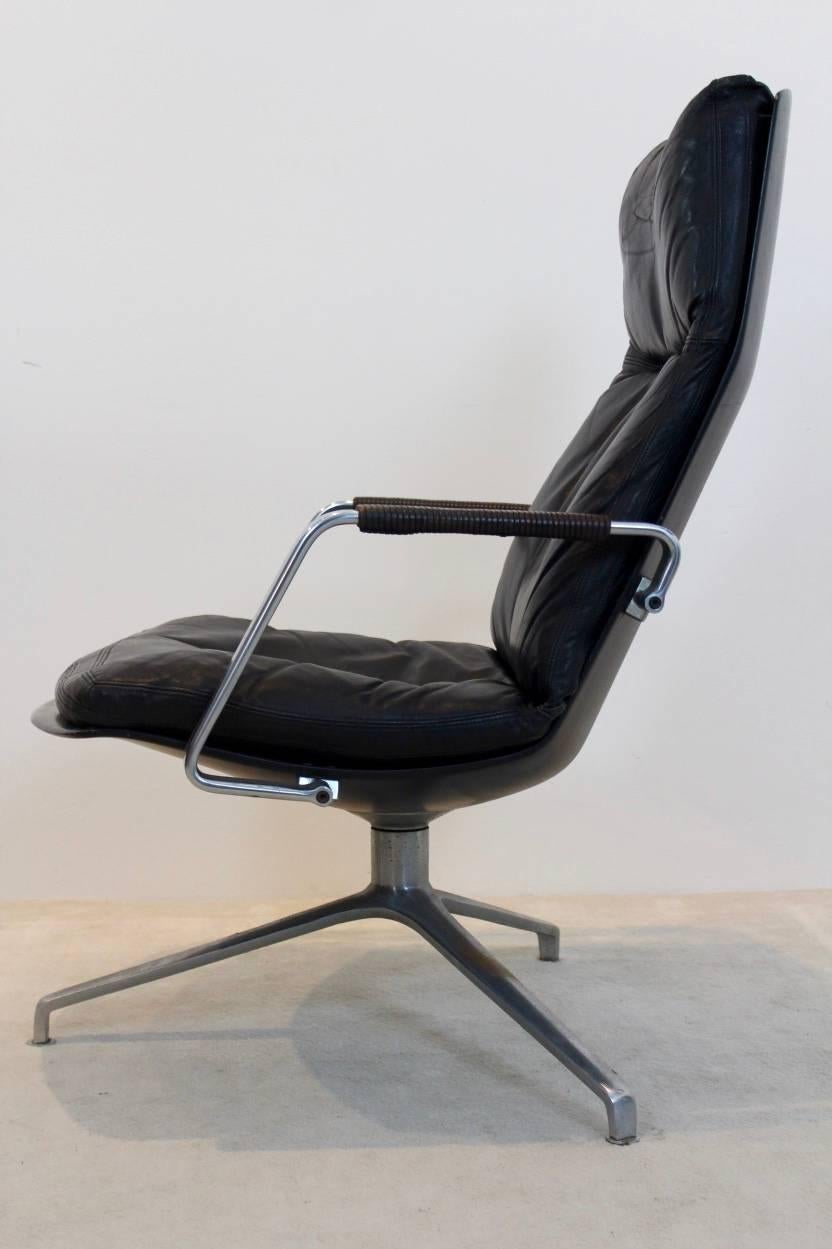1st Edition Kill International FK86 Fabricius & Kastholm Lounge Chair In Excellent Condition In Voorburg, NL