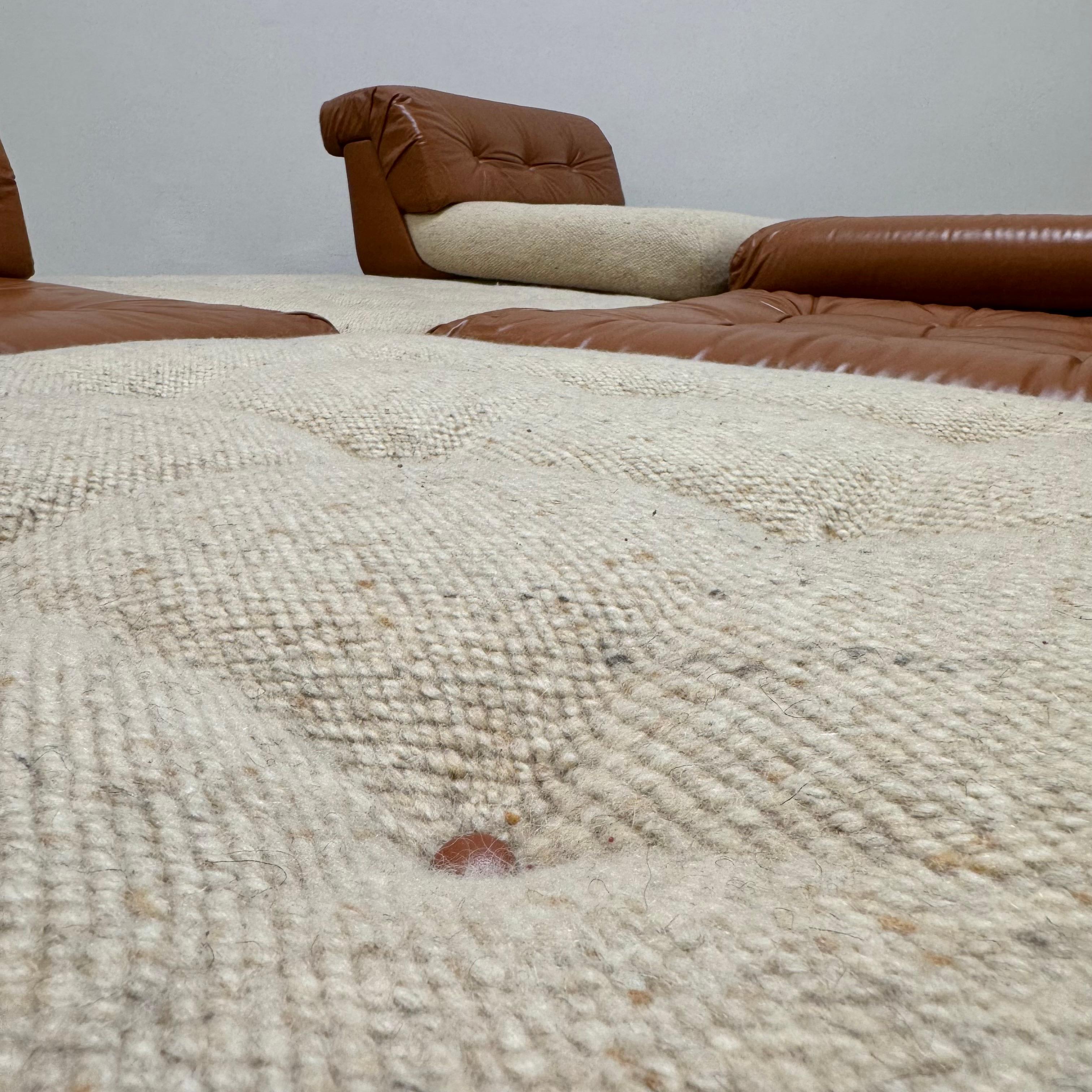 1st Edition Mah Jong Sofa by Hans Hopfer for Roche Bobois, France circa 1971 11