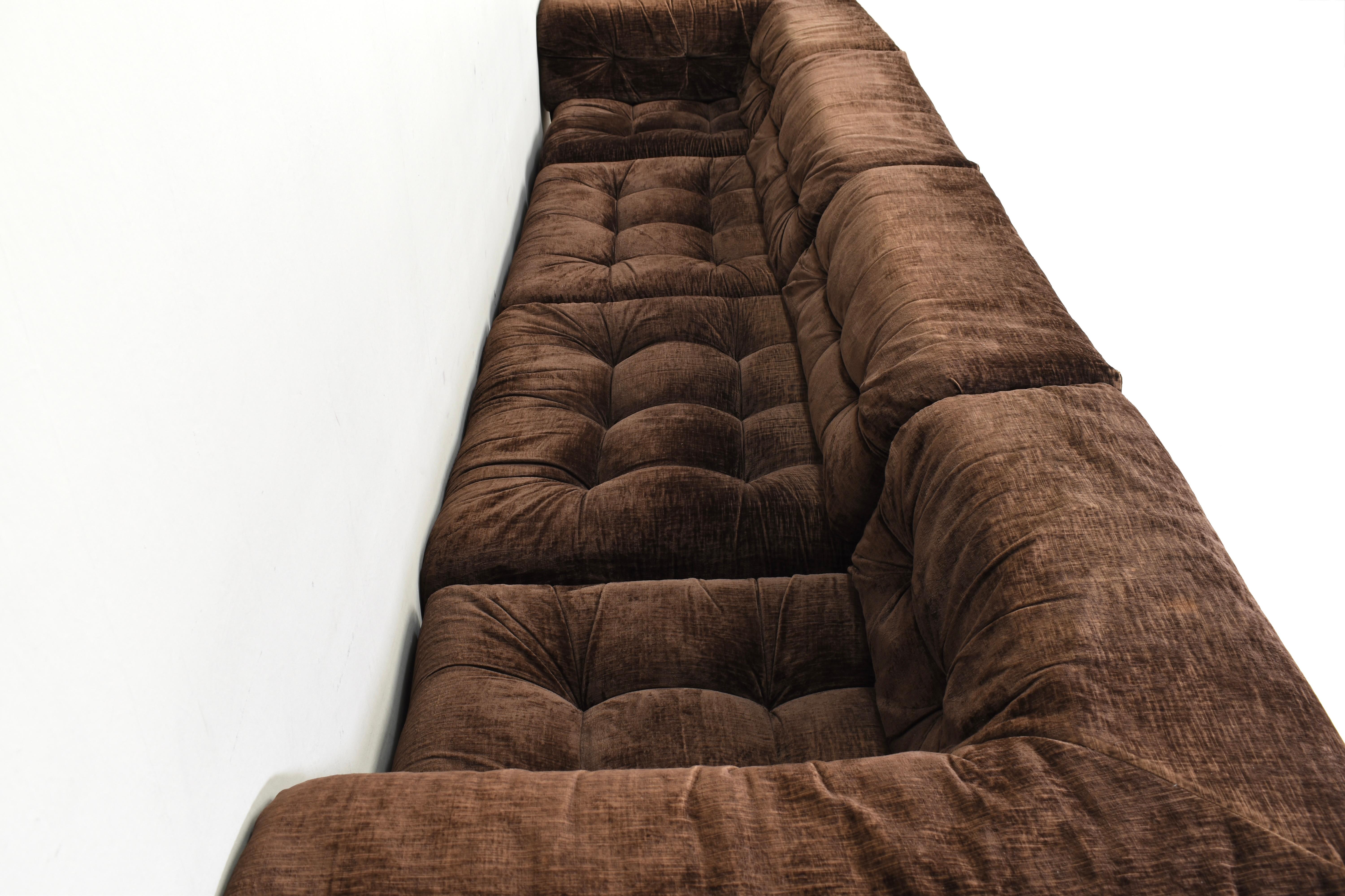 1st Edition 'Mah Jong' Sofa by Hans Hopfer for Roche Bobois, France 2