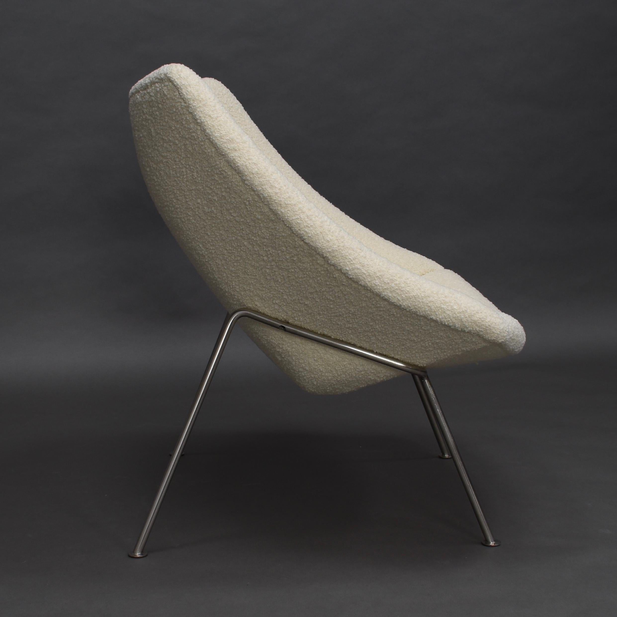1st Edition Oyster Lounge Chair by Pierre Paulin Artifort New Upholstery, 1965 For Sale 8