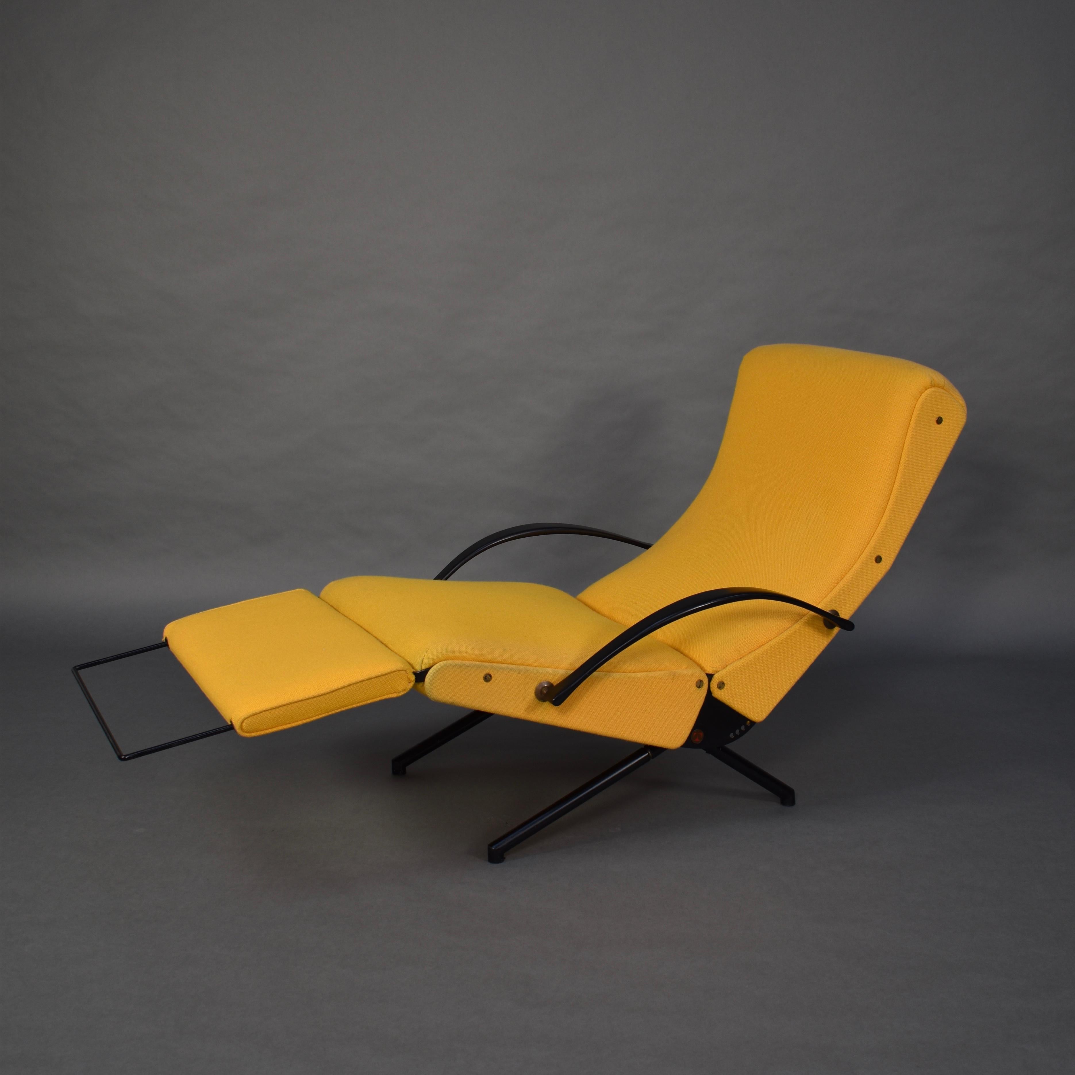 Mid-Century Modern First Edition P40 Lounge Chair by Borsani for Tecno, Italy, circa 1950
