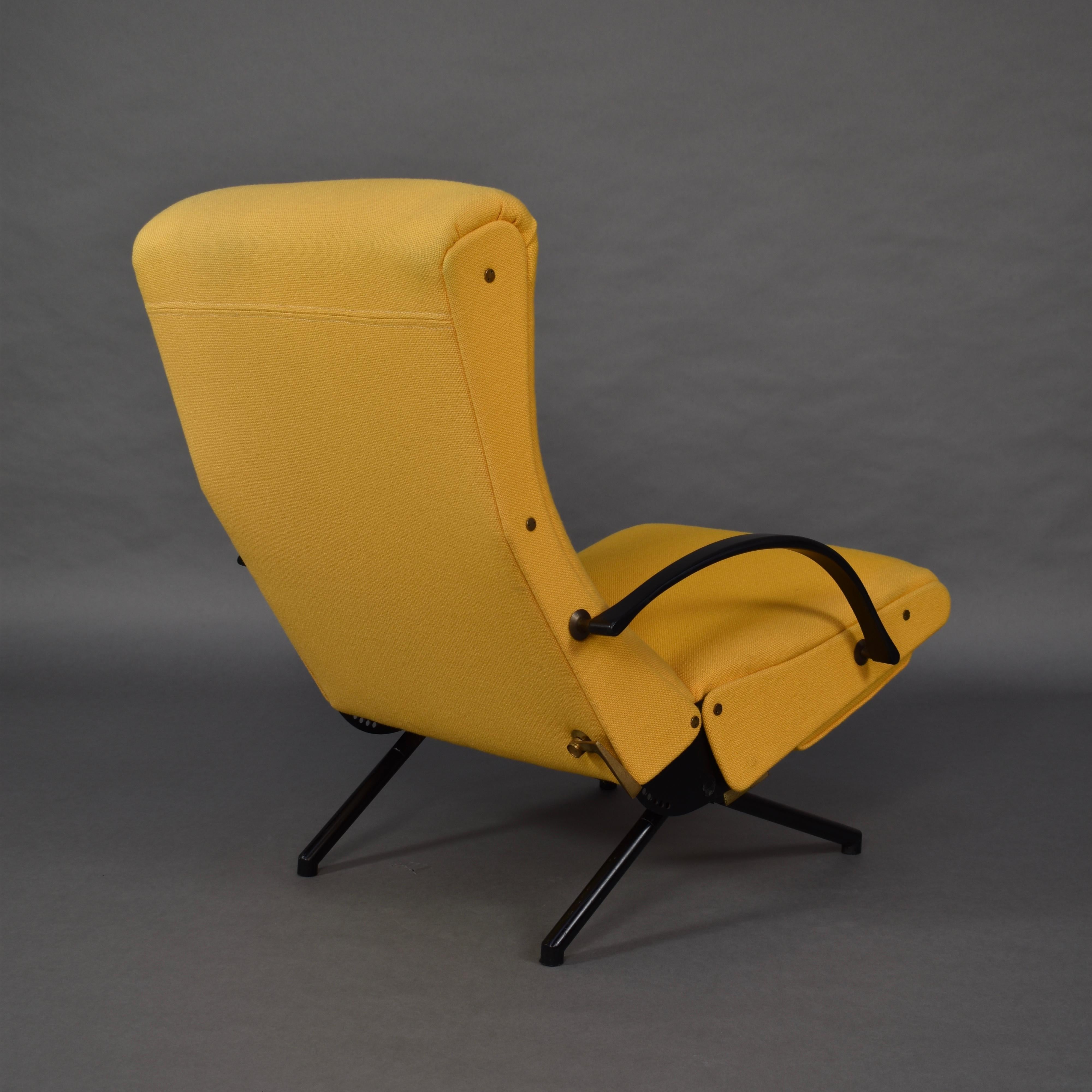 Mid-20th Century First Edition P40 Lounge Chair by Borsani for Tecno, Italy, circa 1950