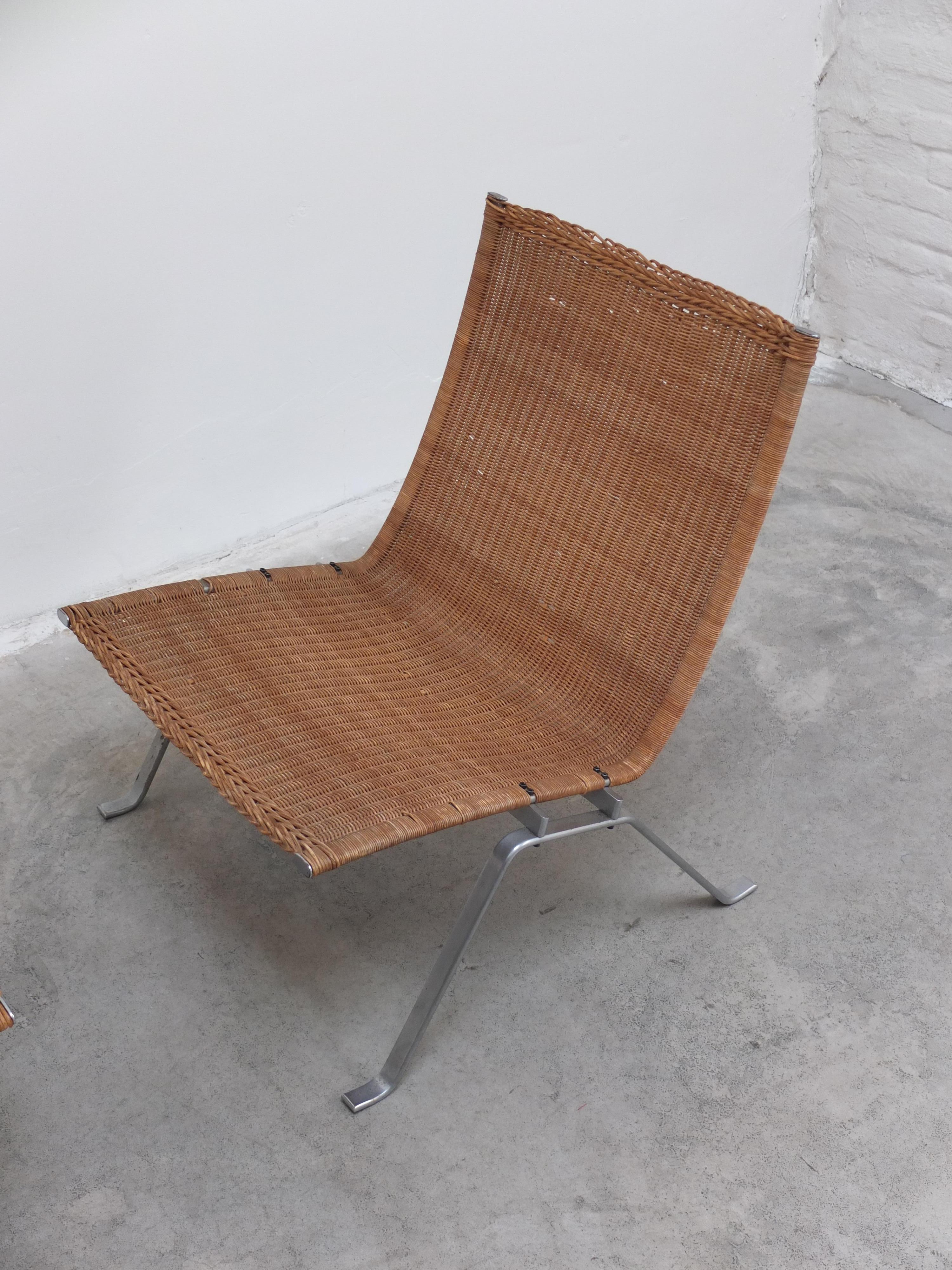 Paire de chaises 'PK22' de Poul Kjærholm pour E. Kold Christensen, 1958, première édition en vente 2
