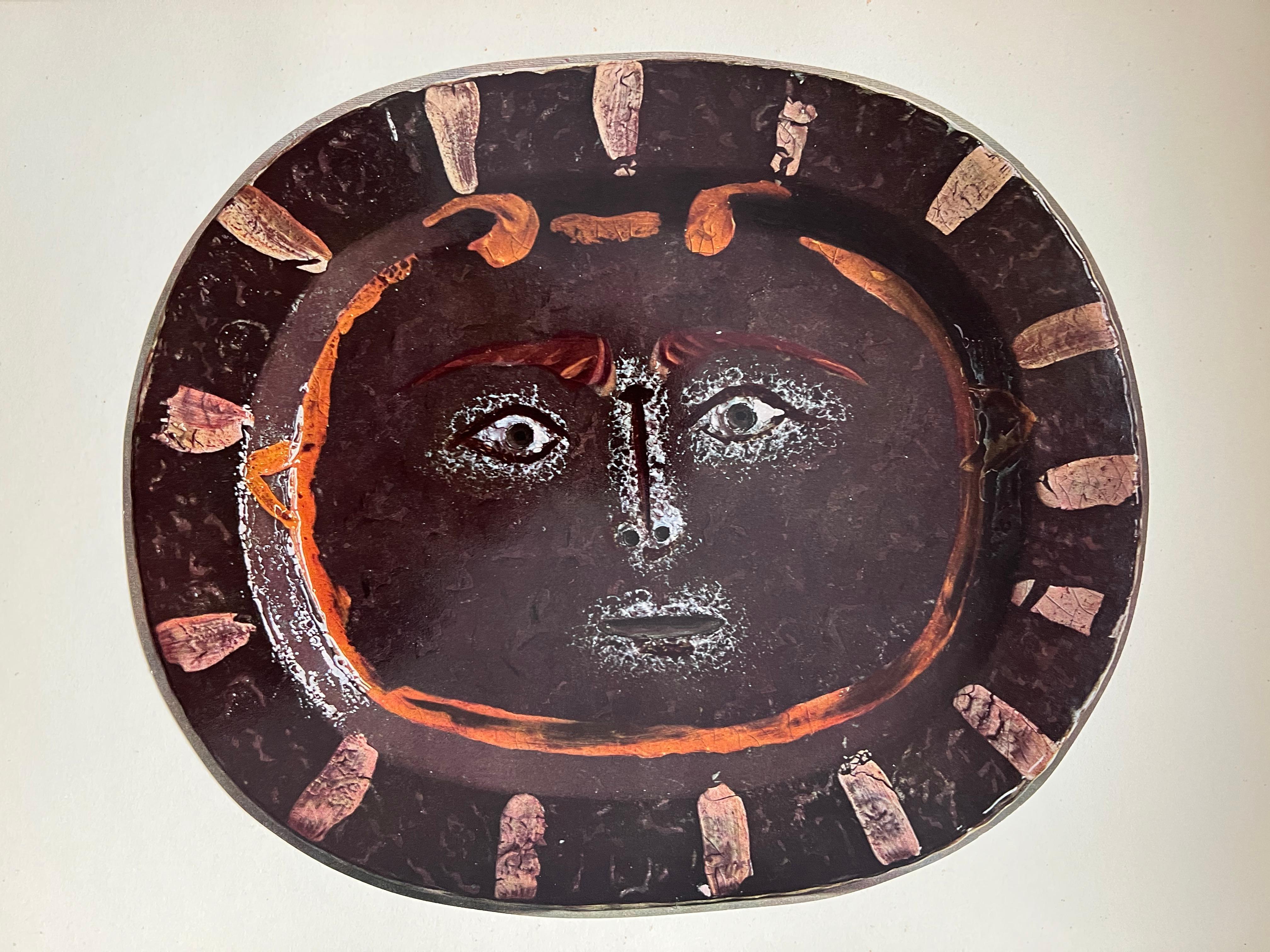 Mid-Century Modern 1st Edition Picasso Ceramics Book of Plates Framable, 1950