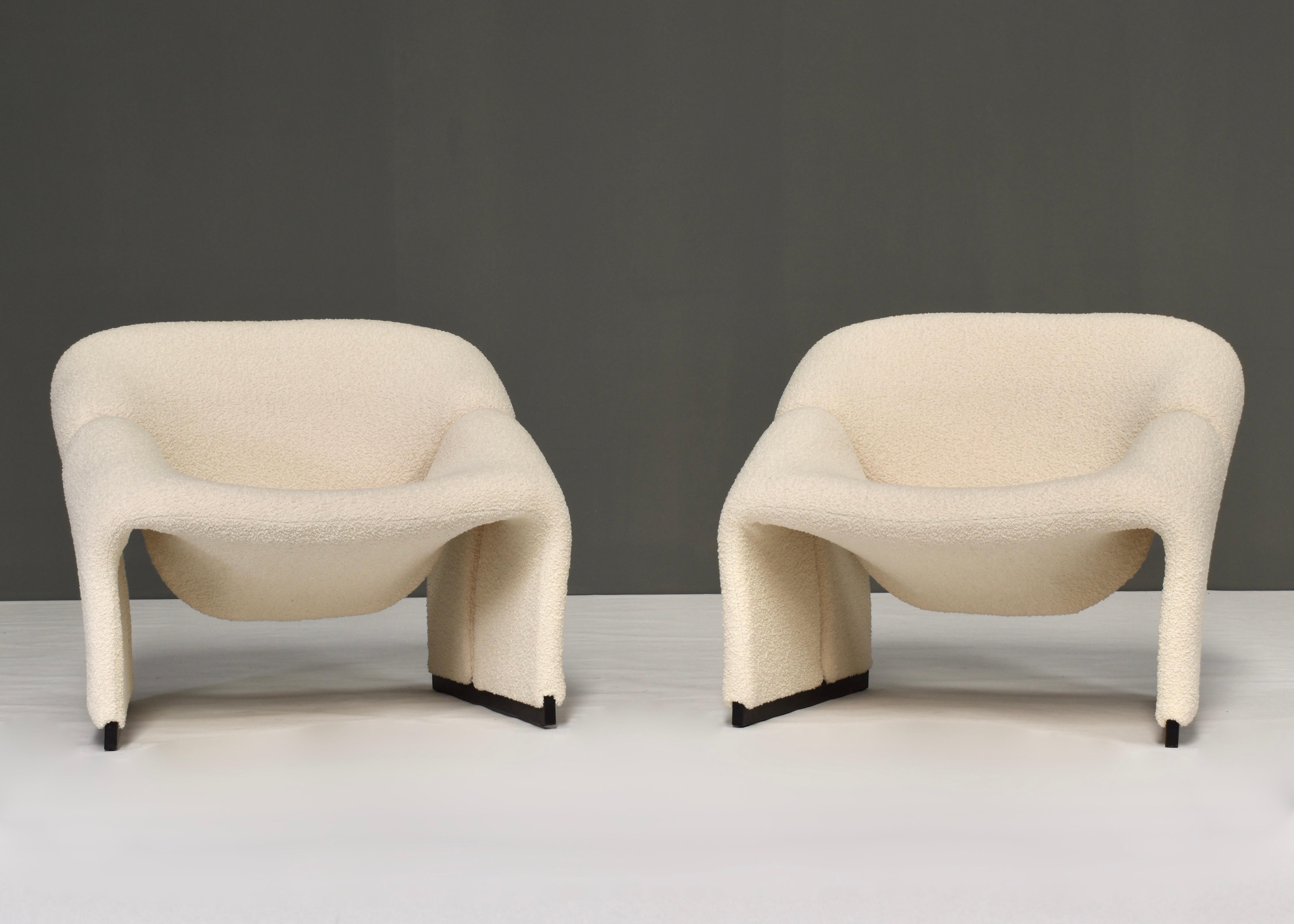 Late 20th Century 1st Edition Pierre Paulin f598 Groovy Armchairs by Pierre Paulin, Artifort, 1972