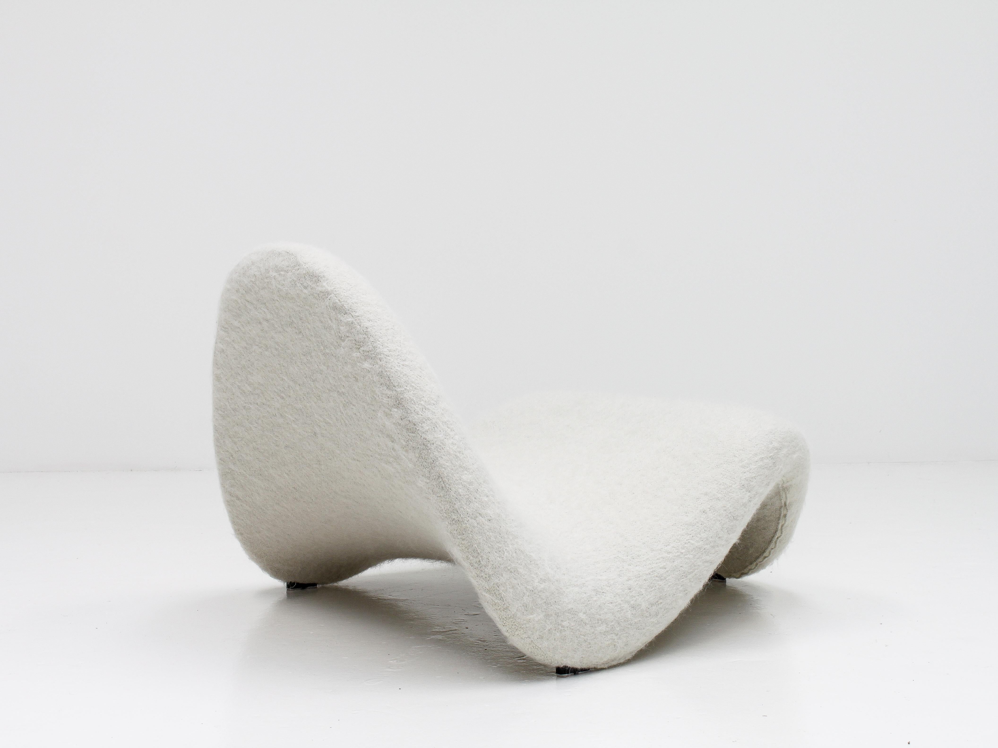 First Edition Pierre Paulin Tongue Lounge Chair in Pierre Frey, Artifort, 1960s 1