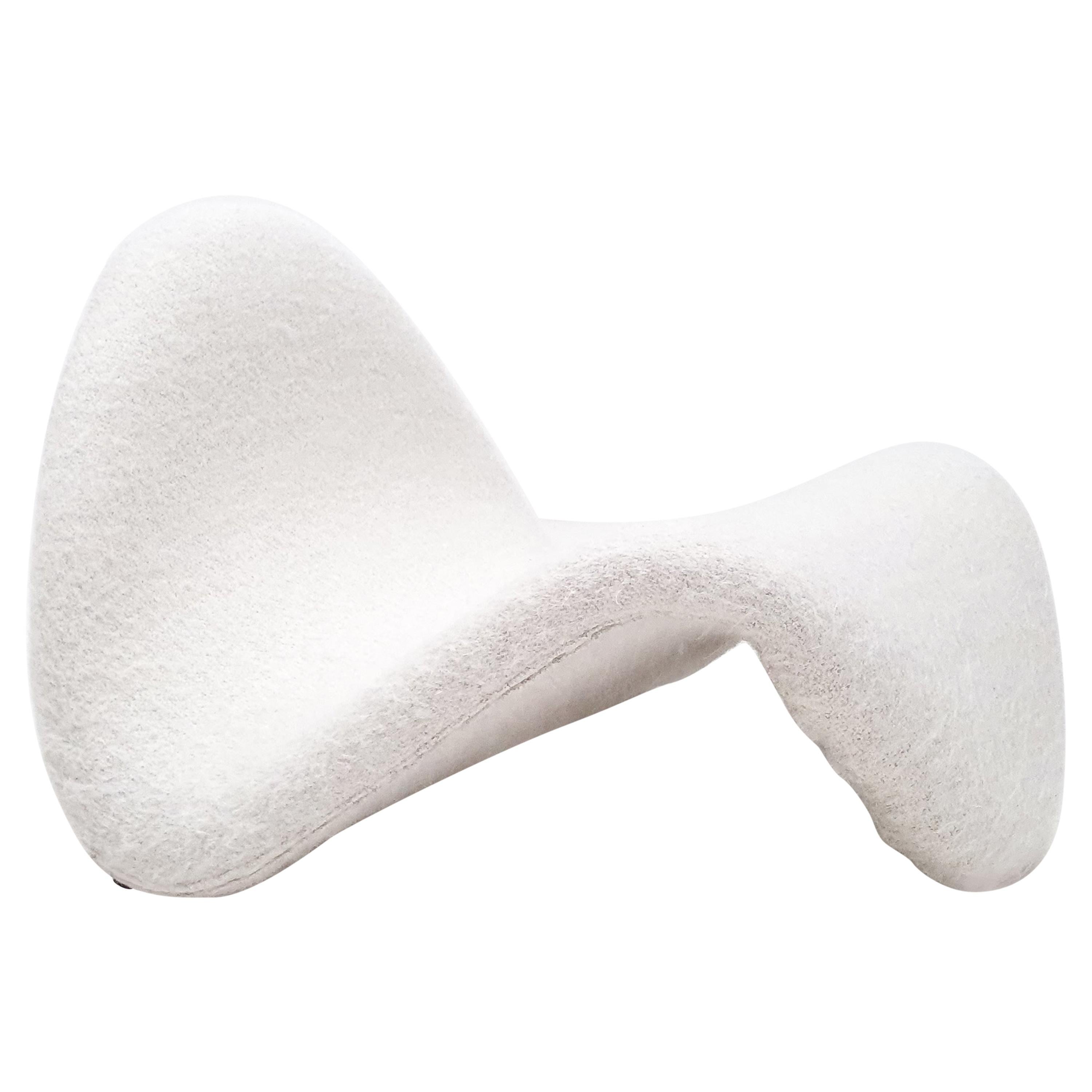 1st Edition Pierre Paulin "Tongue" Lounge Chair in Pierre Frey, Artifort, 1960s